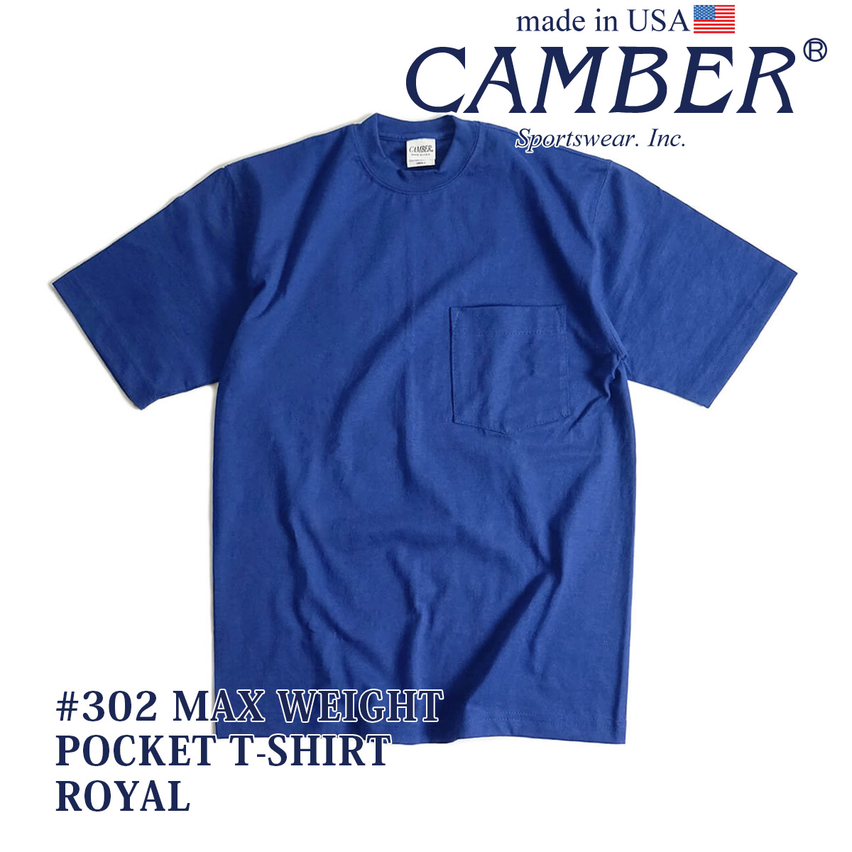 キャンバー CAMBER 302 マックスウェイト 半袖 ポケット Tシャツ 無地 半袖 厚手 クルーネック MADE IN USA ｜ メンズ アメリカ製 米国製 ポケT サイズ XXL XXX｜jalana｜09