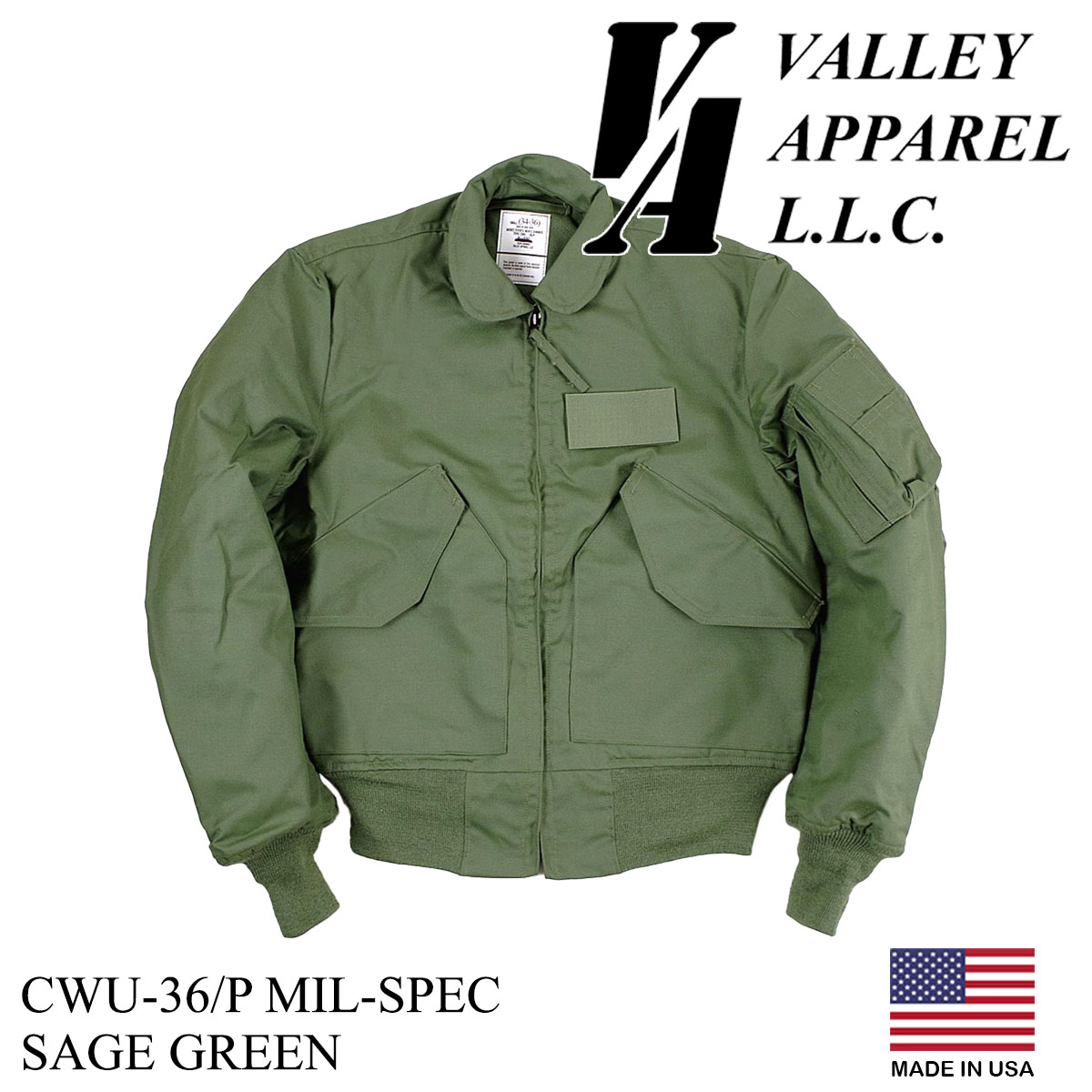 新品 CWU-36/P XL 10年製 VALLEY APPAREL ジャケット - フライトジャケット