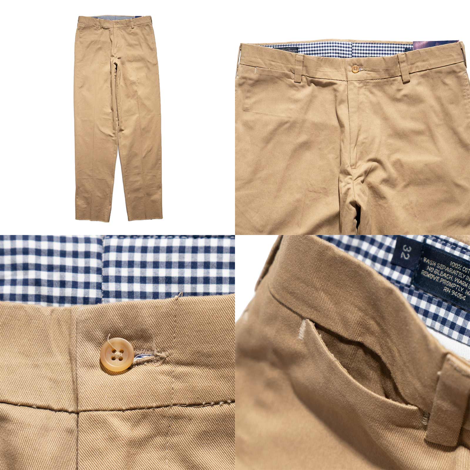 ALL AMERICAN KHAKIS ベージュ チノパン 32 ALL AMERICAN KHAKIS ベージュ チノパン 32 - メルカリ