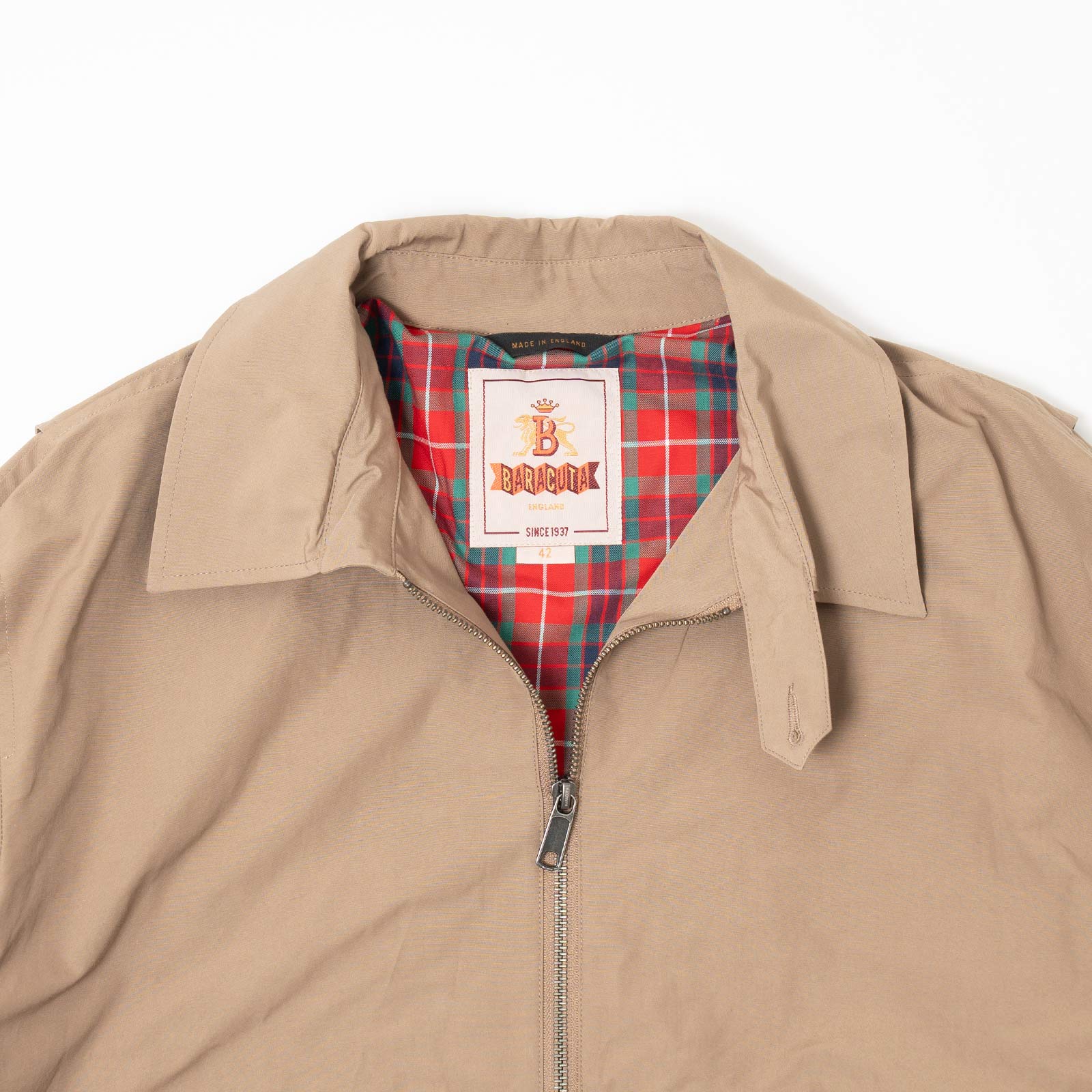 H227 即完売モデル　バラクータ　ブルゾン　ジャケット　ベージュ チェック38 楽天市場】バラクータ G9（カラーベージュ）の通販