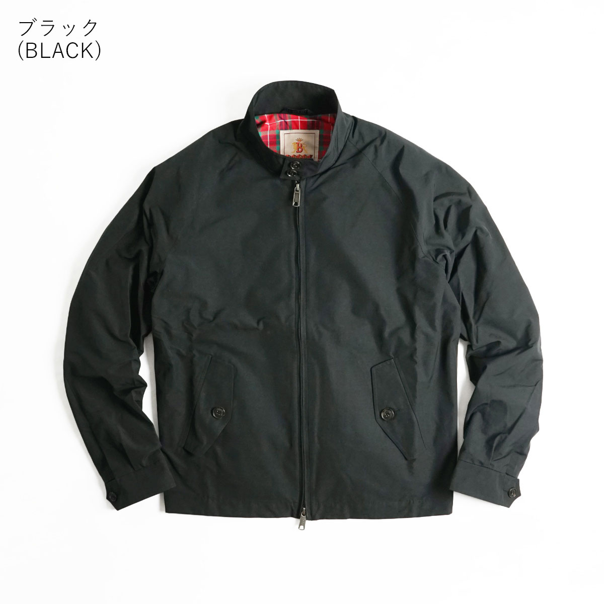 バラクータ BARACUTA G4 クラッシック ドライビングコート ｜ CLASSIC DRIVING COAT メンズ タータン裏地  スタンドカラー ジャンバー ブルゾン ブランド 定番