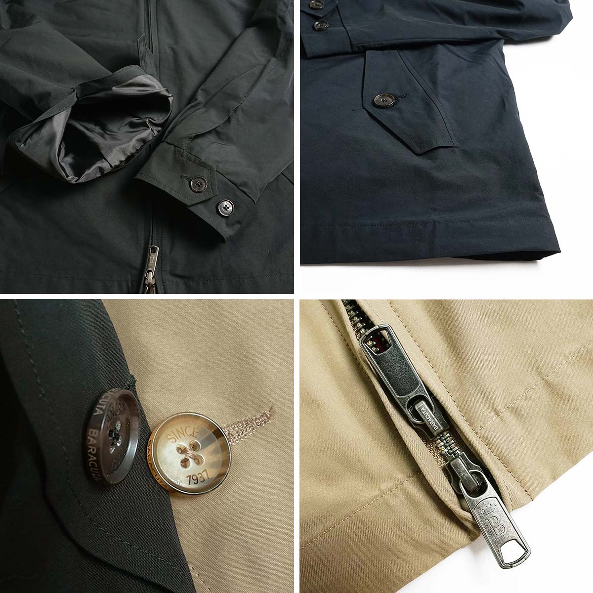 BARACUTA / ナイロンシェルコート/MADE IN JAPAN/SIZE:38/GRN/ZBG074 BARACUTA（バラクータ） BARACUTA G4 クラッシック ドライビングコート