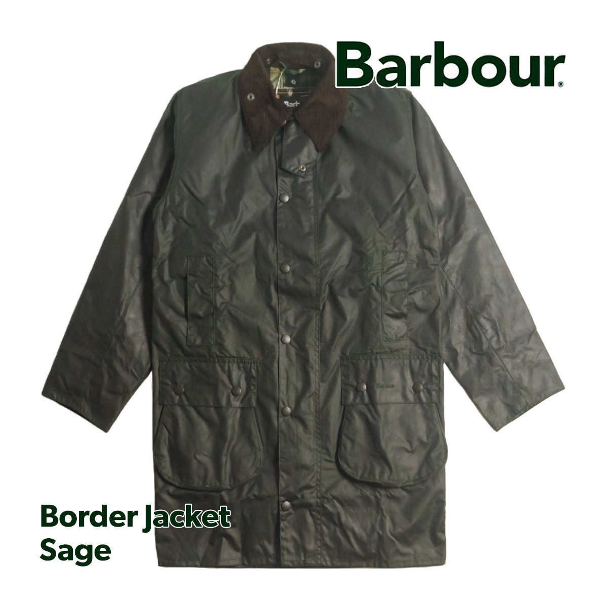 イングランド製Barbour バブアー BORDER オイルドジャケット - 通販