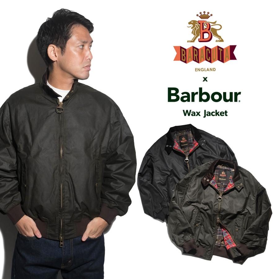 バブアー X バラクータ Barbour X BARACUTA ワックスジャケット ｜ メンズ S-XXL 限定 コラボレート G9  ハリントンジャケット オイルドコットン