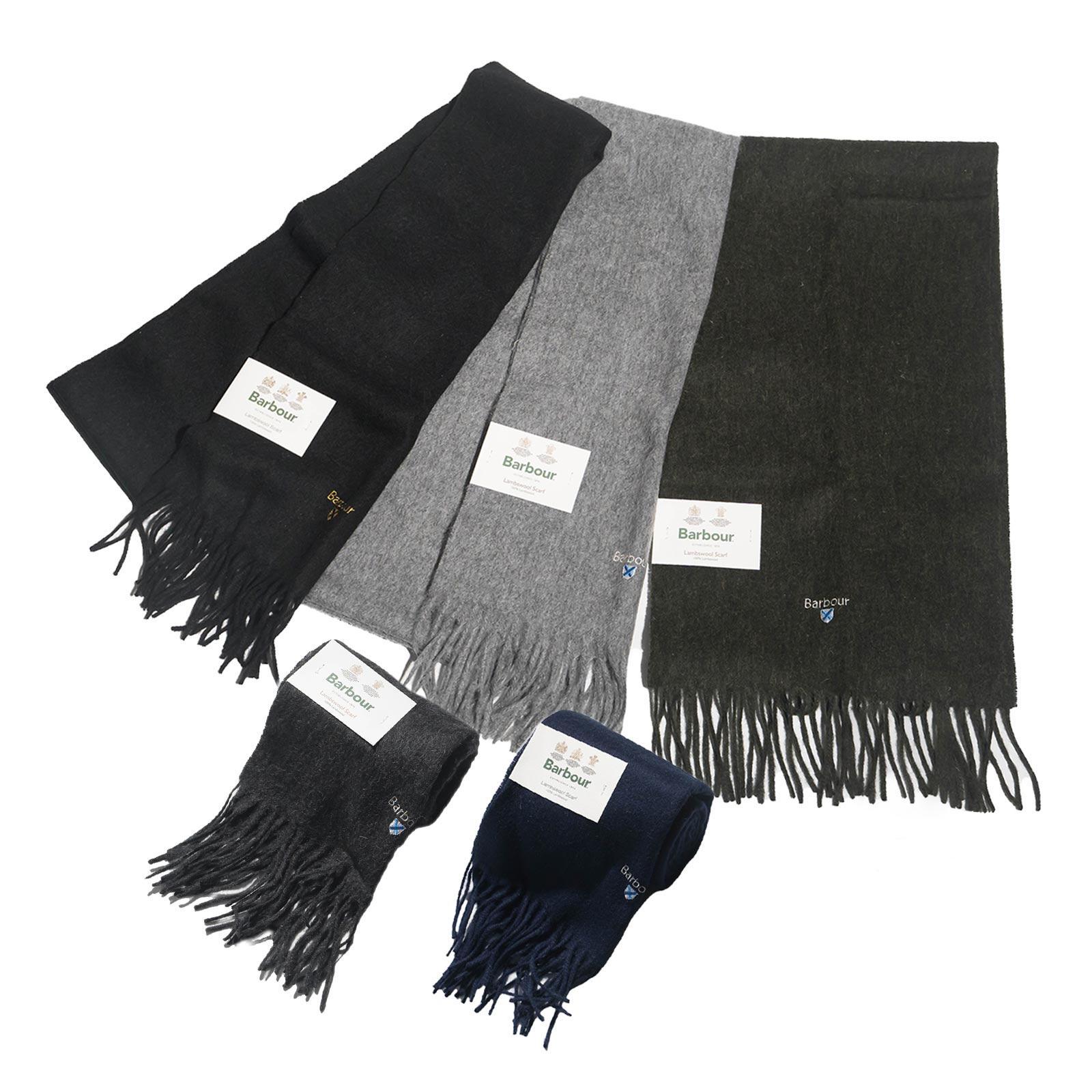 Barbour バブアー プレーン ラムズウール スカーフ ｜ ユニ