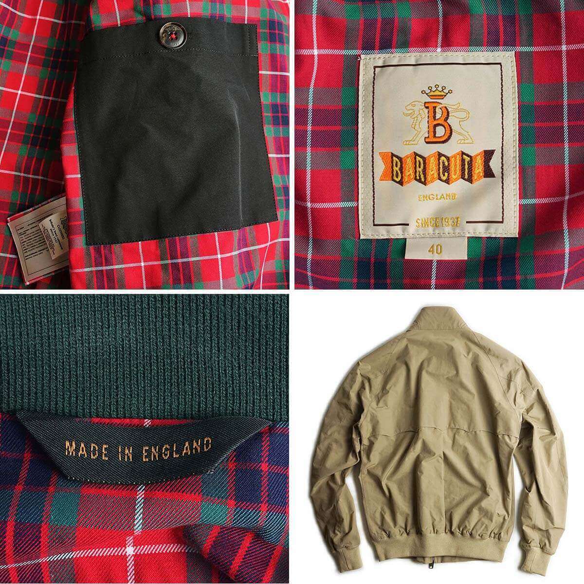 バラクータ BARACUTA G9 クラッシック ハリントンジャケット ｜ メンズ HARRINGTON JACKET スウィングトップ MADE  IN ENGLAND イングランド製 アウター ブルゾン : barta-orialg9-333 : Jalana(ジャラーナ) - 通販 -  Yahoo!ショッピング