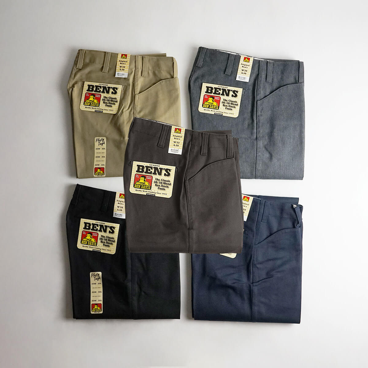 ベンデイビス BEN DAVIS ベンズパンツ オリジナルカット アメリカ流通モデル ｜ メンズ 694/695/698/651 30-42インチ ベンデービス ワークパンツ Lポケ BEN DAVIS（ベンデイビス） ベンズパンツ オリジナルカット アメリカ