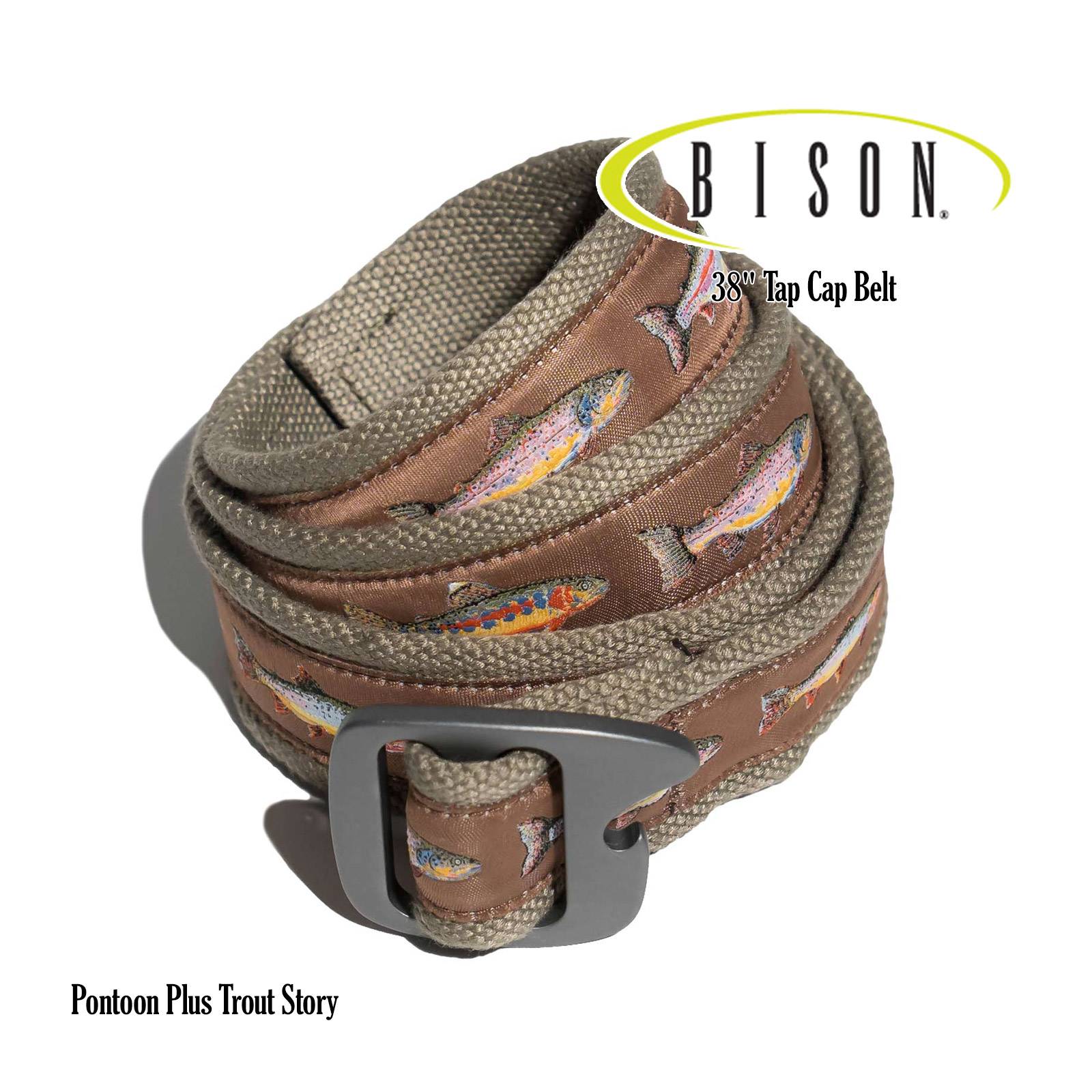 BISON DESIGNS バイソンデザインズ 38mmタップキャップベルト