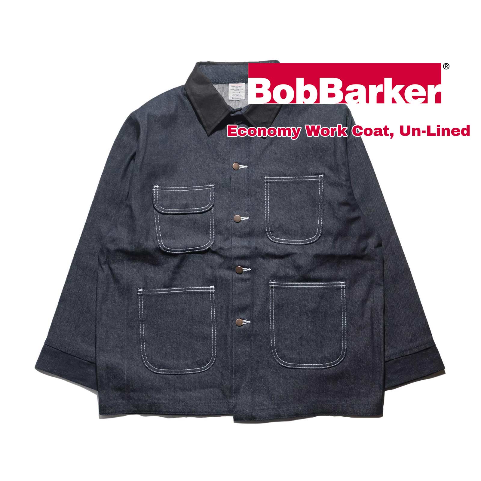 ボブバーカー BOB BARKER エコノミーワークコート アンラインド ボブバーカー BOB BARKER エコノミーワークコート アンラインド