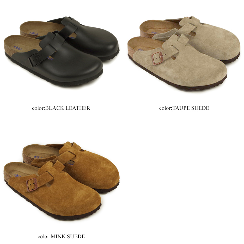 ビルケンシュトック BIRKENSTOCK ボストン ソフトフットベッド メンズ/レディース BOSTON SFB ノーマルワイズ レギュラーフィット  普通幅 サンダル