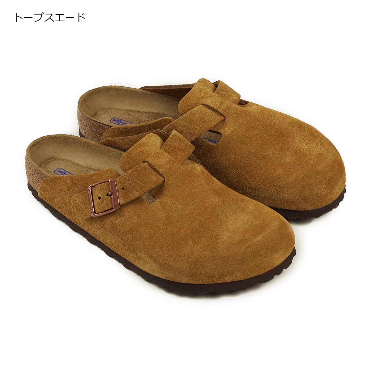 ビルケンシュトック BIRKENSTOCK ボストン ソフトフットベッド メンズ/レディース BOSTON SFB ノーマルワイズ レギュラーフィット  普通幅 サンダル