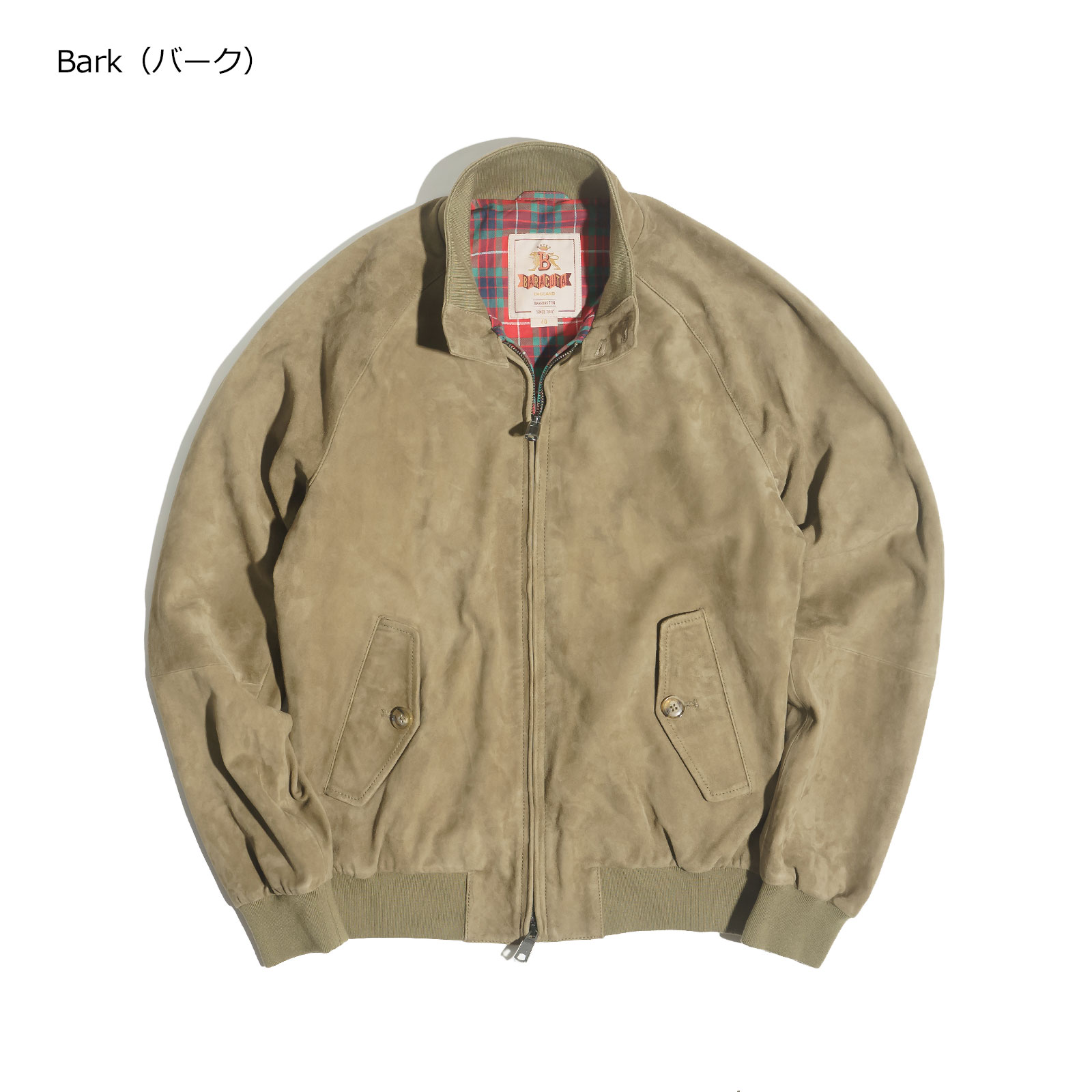 バラクータ BARACUTA スエードレザー G9 クラッシック ハリントンジャケット ｜ メンズ 38-50 山羊革 ゴートスキン タバコ バーク  スウィングトップ ブルゾン : barta-g9suede : Jalana(ジャラーナ) - 通販 - Yahoo!ショッピング