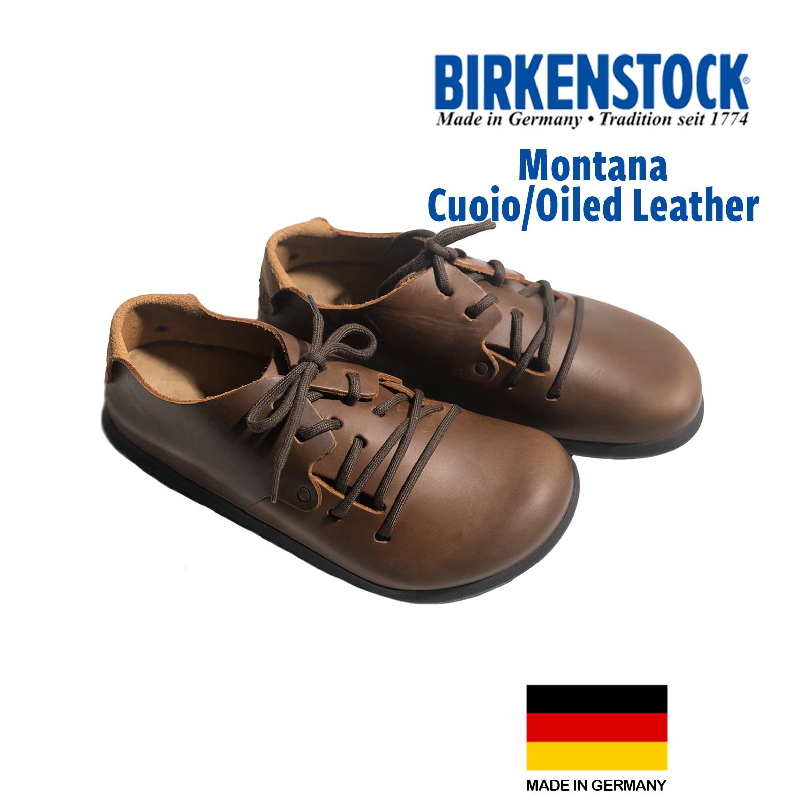 ビルケンシュトック BIRKENSTOCK モンタナ ｜ ユニセックス 36-44 革靴 レザーシューズ ドイツ製