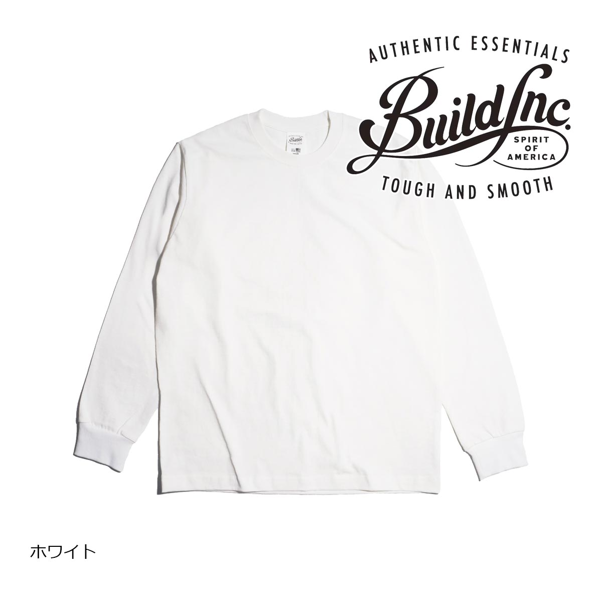 ビルドインク BUILDINK ロングスリーブTシャツ ｜ メンズ M-XXL