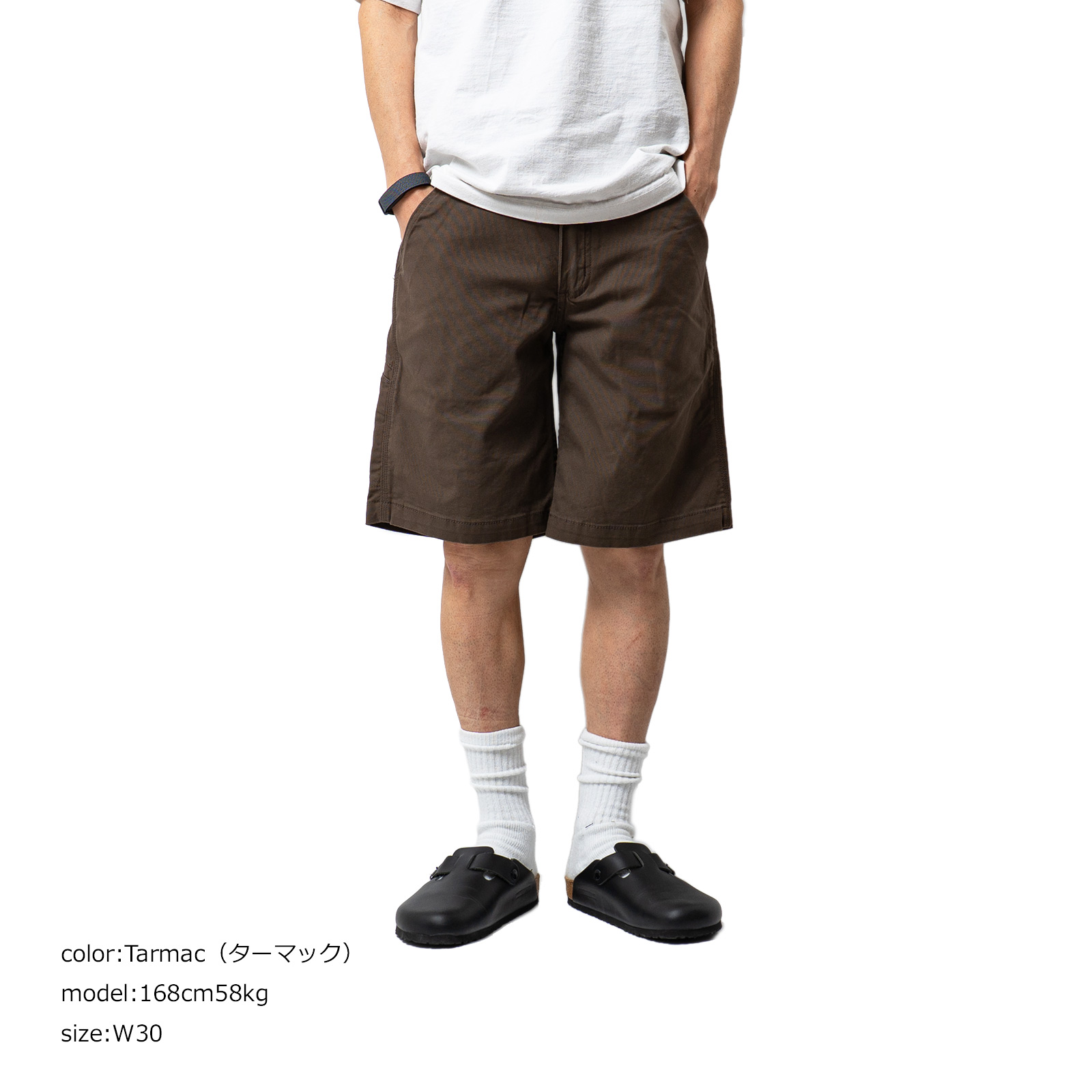 USA製 Carhartt カーハート ダック ペインター ショーツ ブラック Carhartt（カーハート） リラックスドフィット キャンバスワーク
