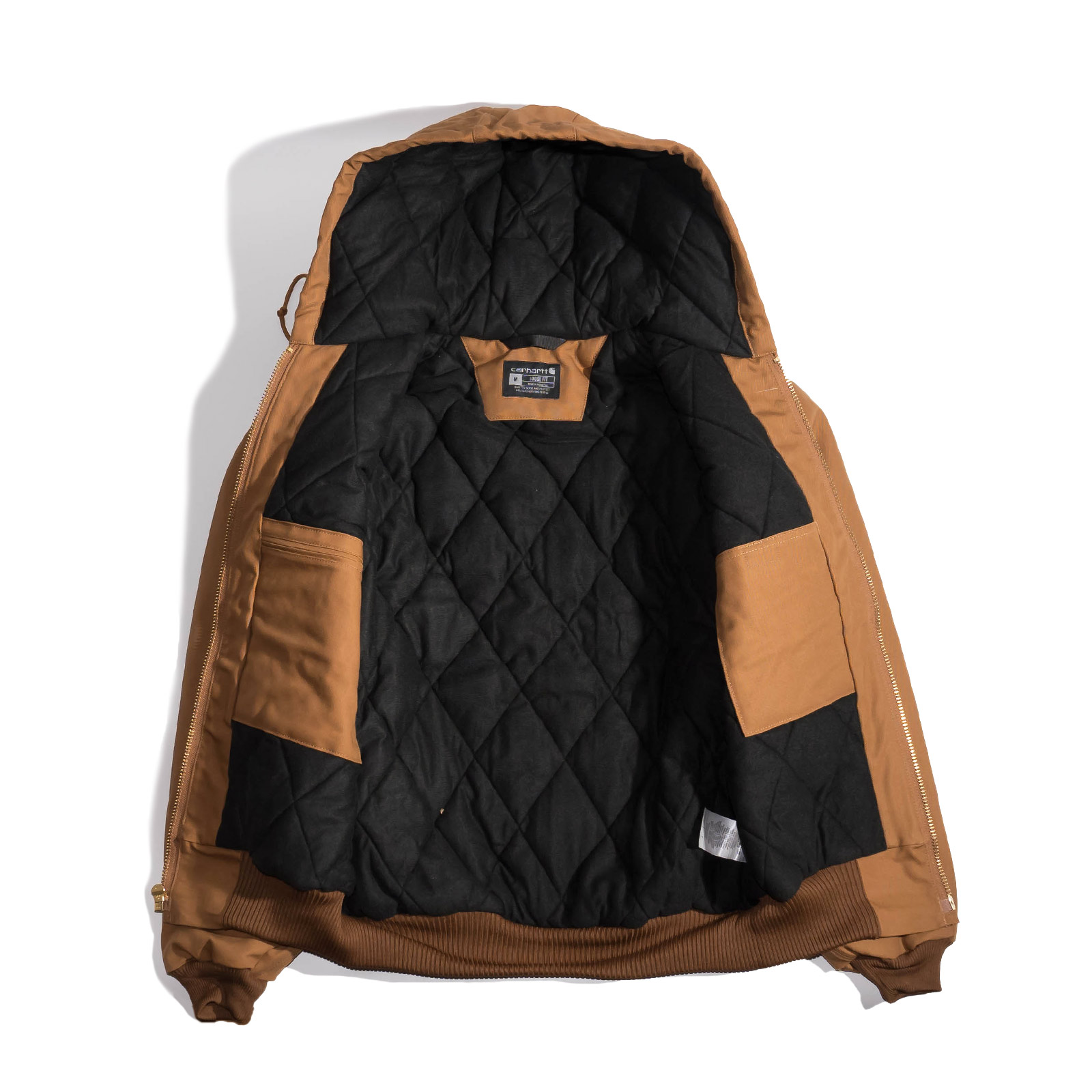 カーハート Carhartt J140 ダックアクティブジャケット キルティングフランネル裏地 アメリカ製 ｜ メンズ S M L XL XXL MADE IN USA 米国製 UFCW パーカー 防寒 | Carhartt | 15