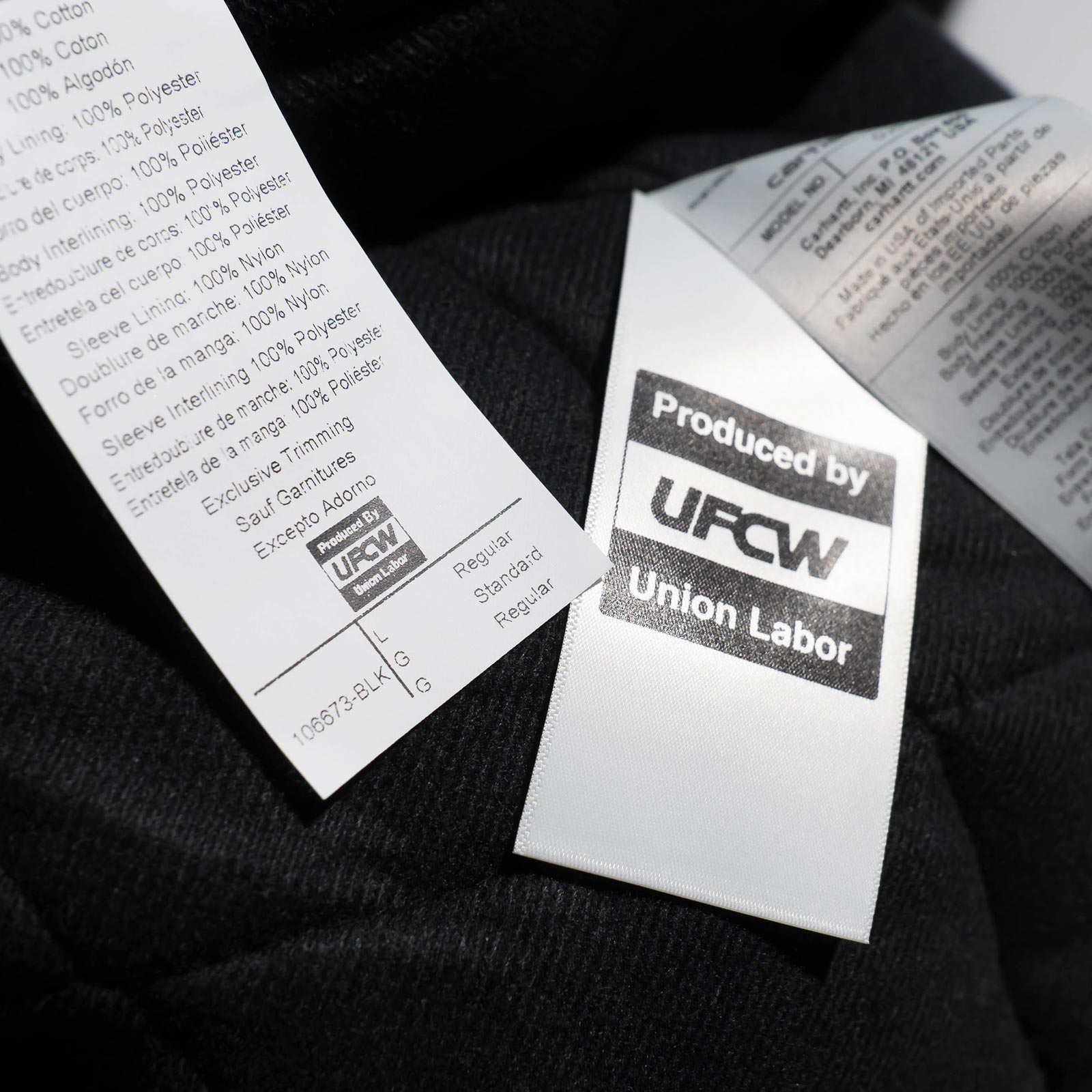 カーハート Carhartt J140 ダックアクティブジャケット キルティングフランネル裏地 アメリカ製 ｜ メンズ S M L XL XXL MADE IN USA 米国製 UFCW パーカー 防寒 | Carhartt | 18