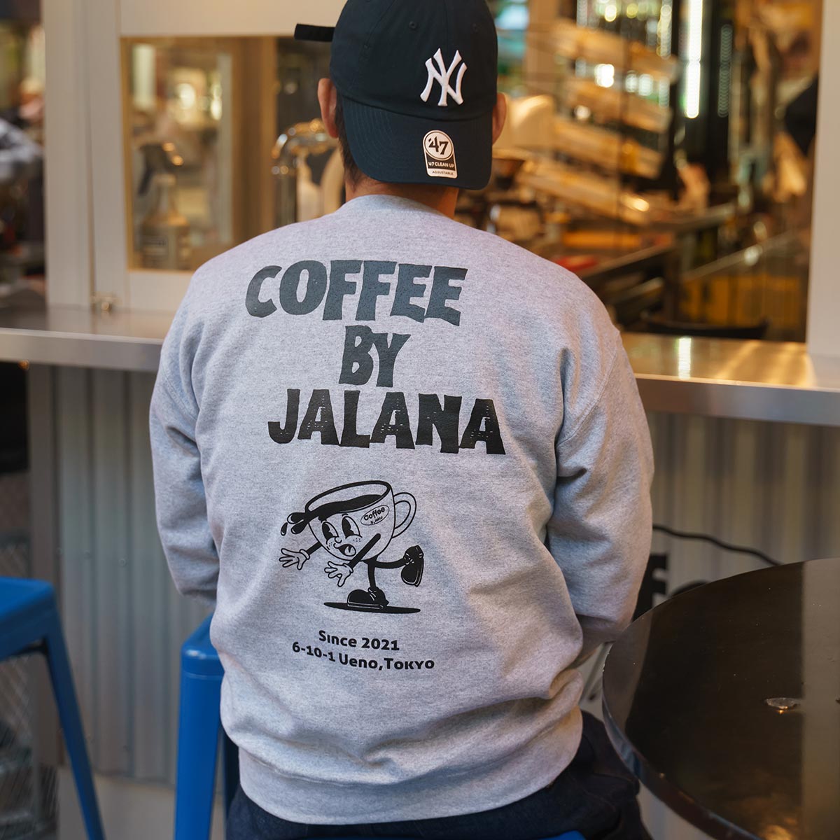 コーヒーバイジャラーナ Coffe by Jalana コーヒーカップクルーネックスウェット ｜ ユニセックス M-XXL｜jalana｜18