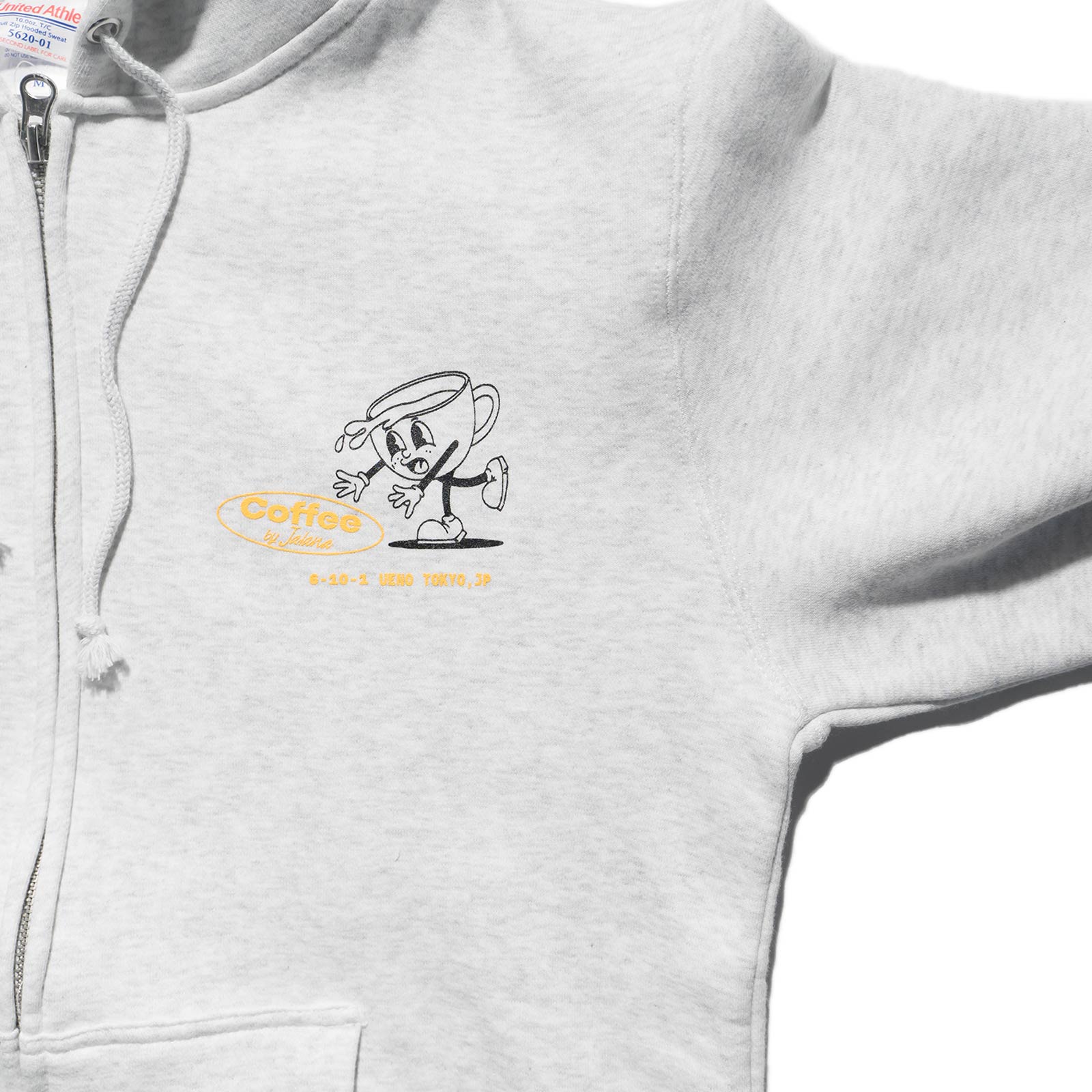 コーヒーバイジャラーナ Coffee by Jalana CBJ UENOMADE ジップパーカー ｜ メンズ レディース ユニセックス S M L XL | ブランド登録なし | 03
