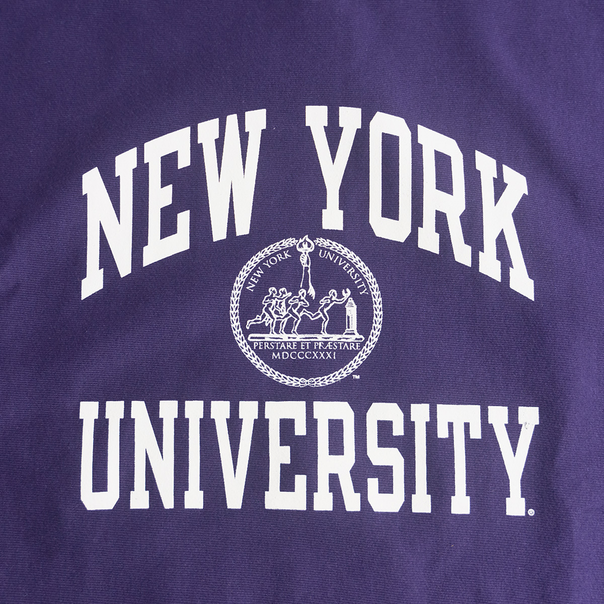 Champion リバースウィーブ スウェット NYU カレッジロゴ Champion（チャンピオン） リバースウィーブ NEW YORK UNIVERSITY