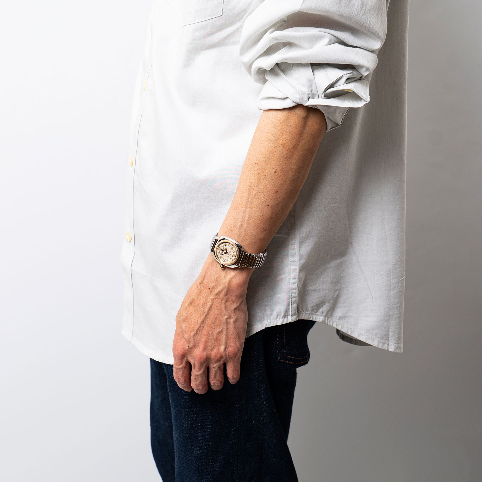 【希少】ヴァーグウォッチ ホワイト ゴールド Coussin Early VAGUE WATCH Co.（ヴァーグウォッチカンパニー） ヴァーグウォッチ