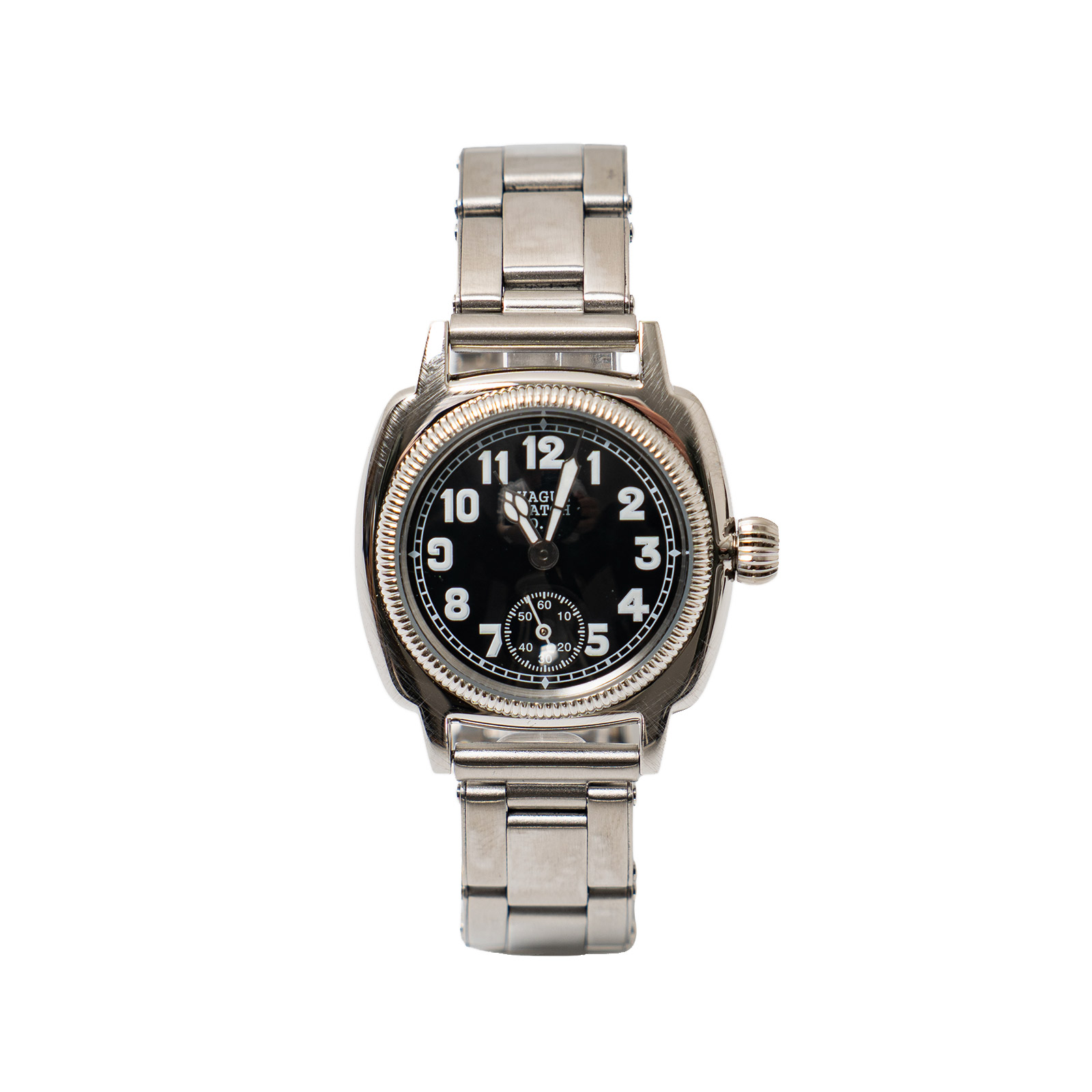 ヴァーグウォッチ VAGUE WATCH CO. クッサン エイジドブラック｜腕時計 クォーツ ステンレス エージング加工 ミリタリー 日本製ムーブメントの画像