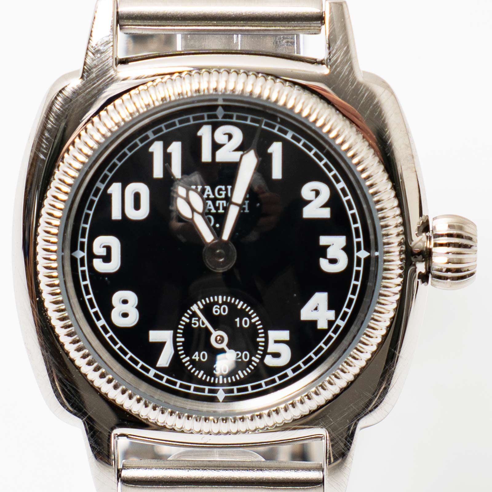 ヴァーグウォッチ VAGUE WATCH CO. クッサン エイジドブラック｜腕時計 クォーツ ステンレス エージング加工 ミリタリー 日本製ムーブメントの画像