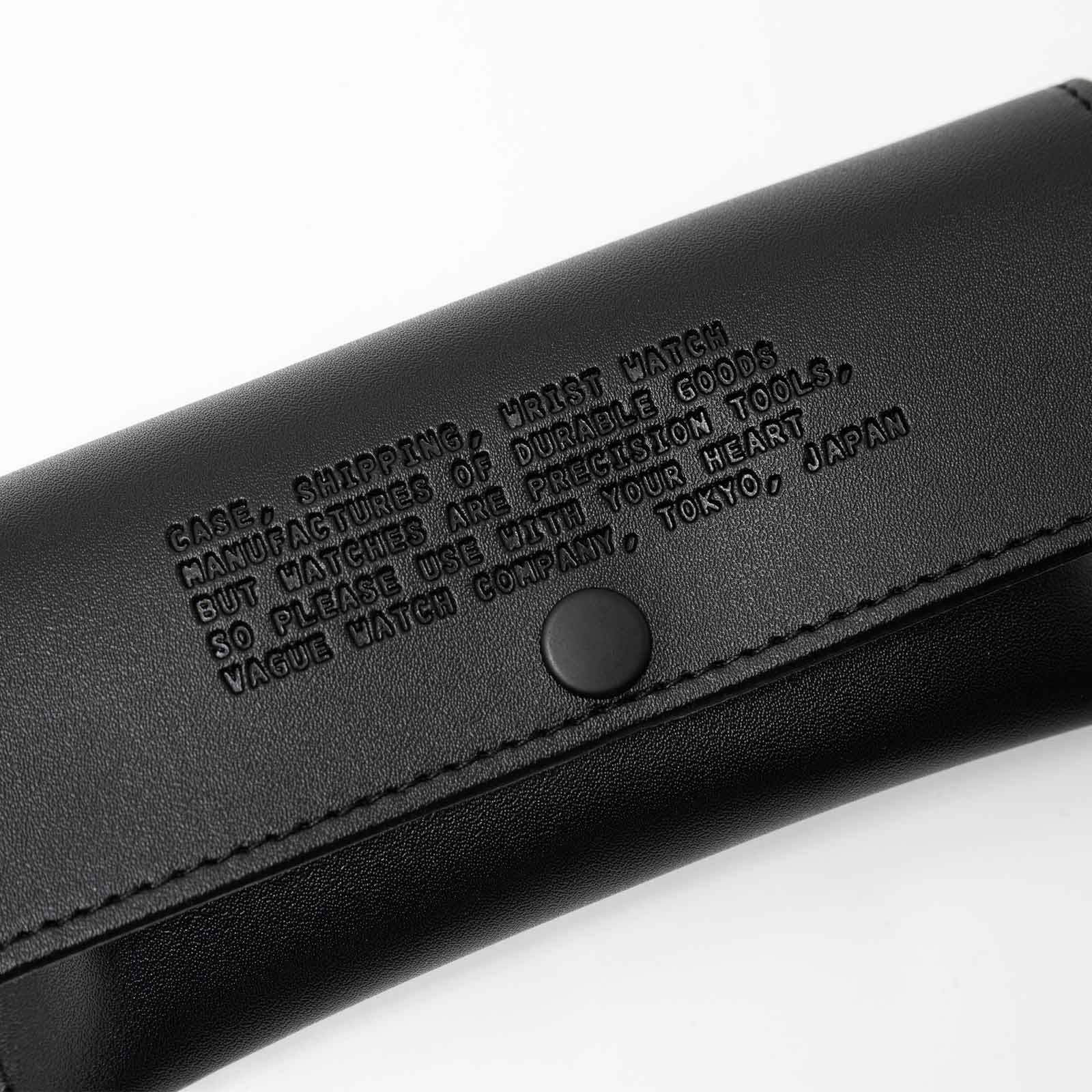 ヴァーグウォッチ VAGUE WATCH CO. クッサン エイジドブラック｜腕時計 クォーツ ステンレス エージング加工 ミリタリー 日本製ムーブメントの画像