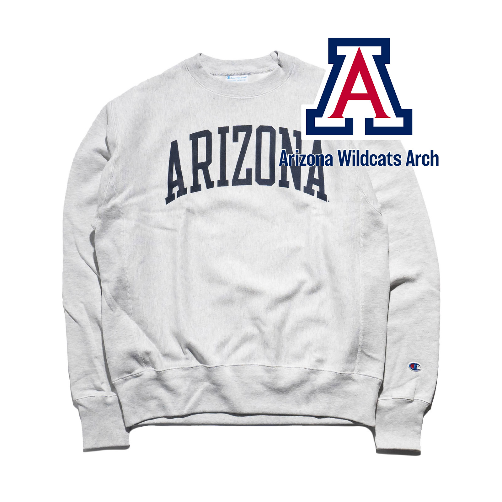 2024年冬【法人向けお歳暮】 Champion UNIVERSITY OF ARIZONA オフィシャル クルーネック トップス