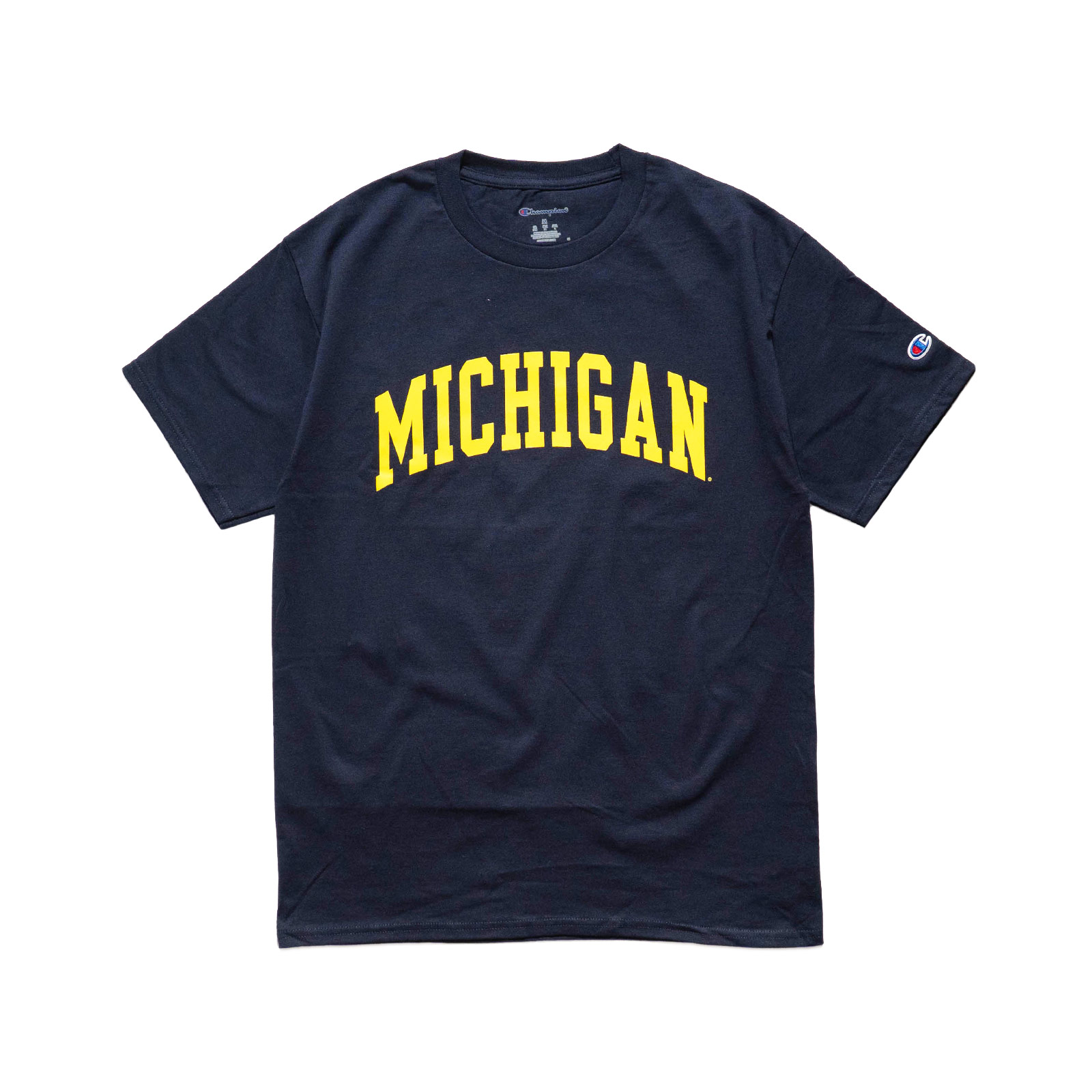 Champion UNIVERSITY OF MICHIGAN オフィシャルロゴ カレッジT