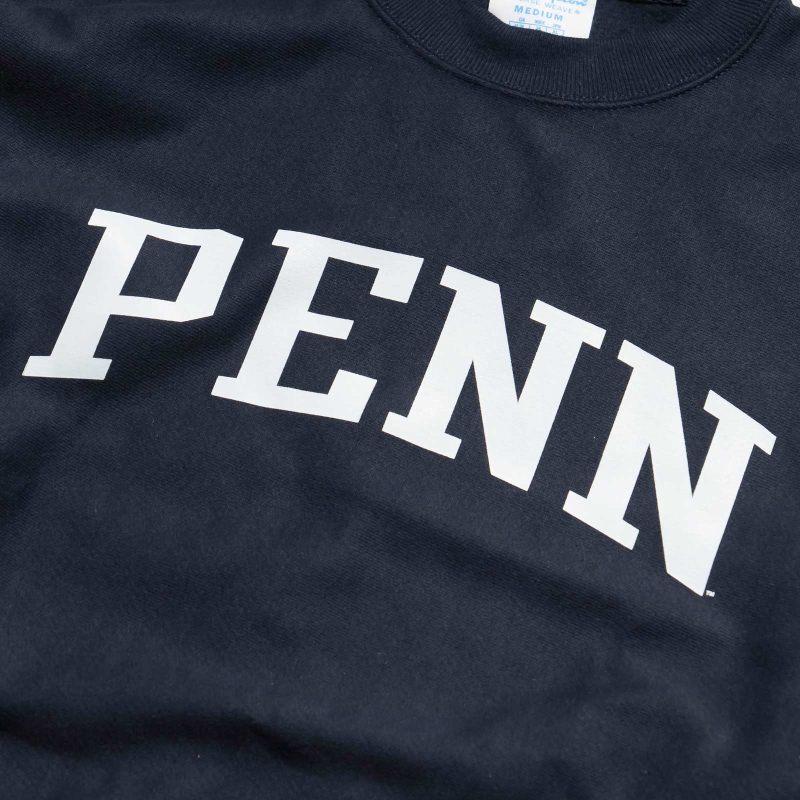ロクで購入　Champion PENN トレーナー ネイビー Champion UNIVERSITY OF PENNSYLVANIA オフィシャル クルー