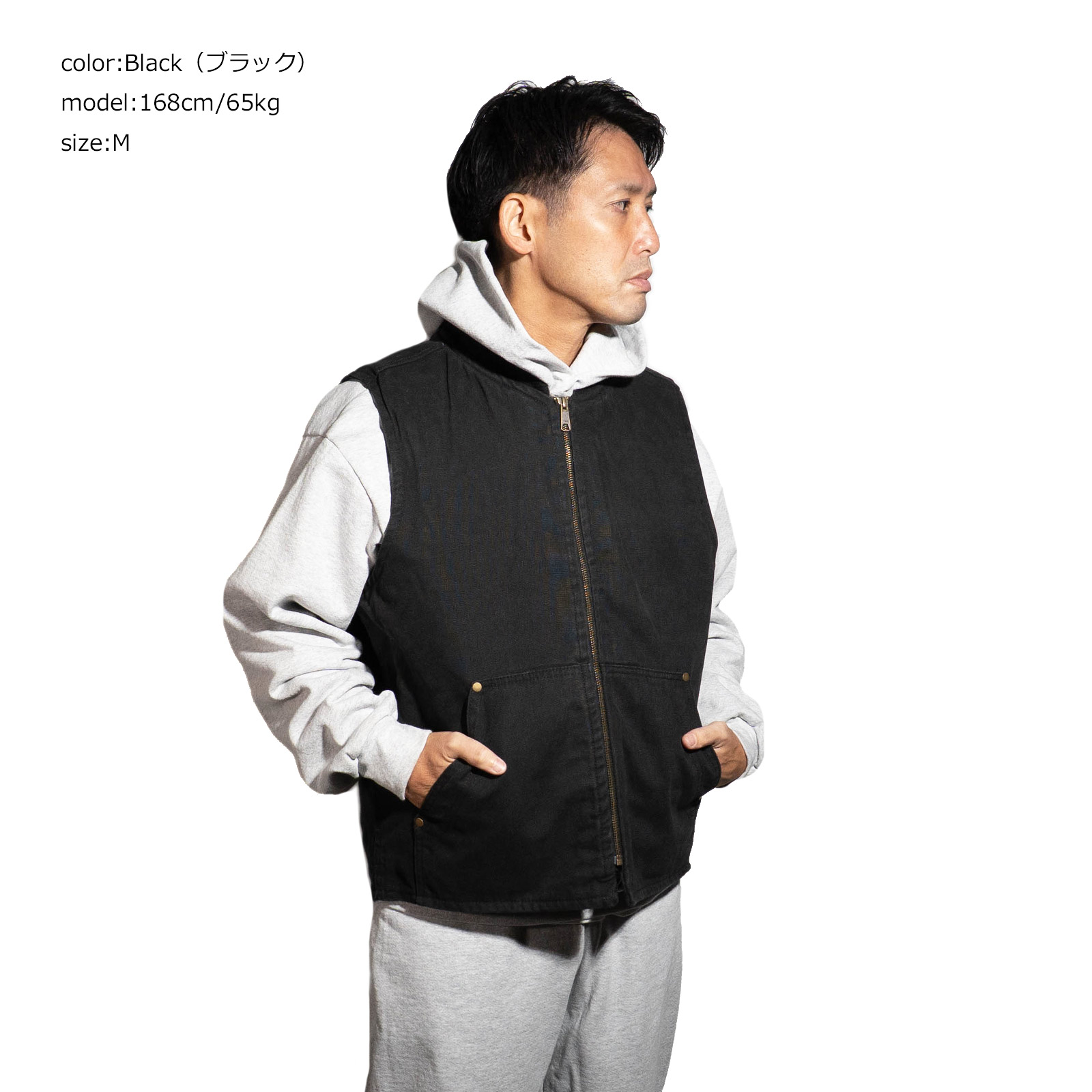 コーナーストーン CornerStone CSV40 ウォッシュドダッククロスベスト