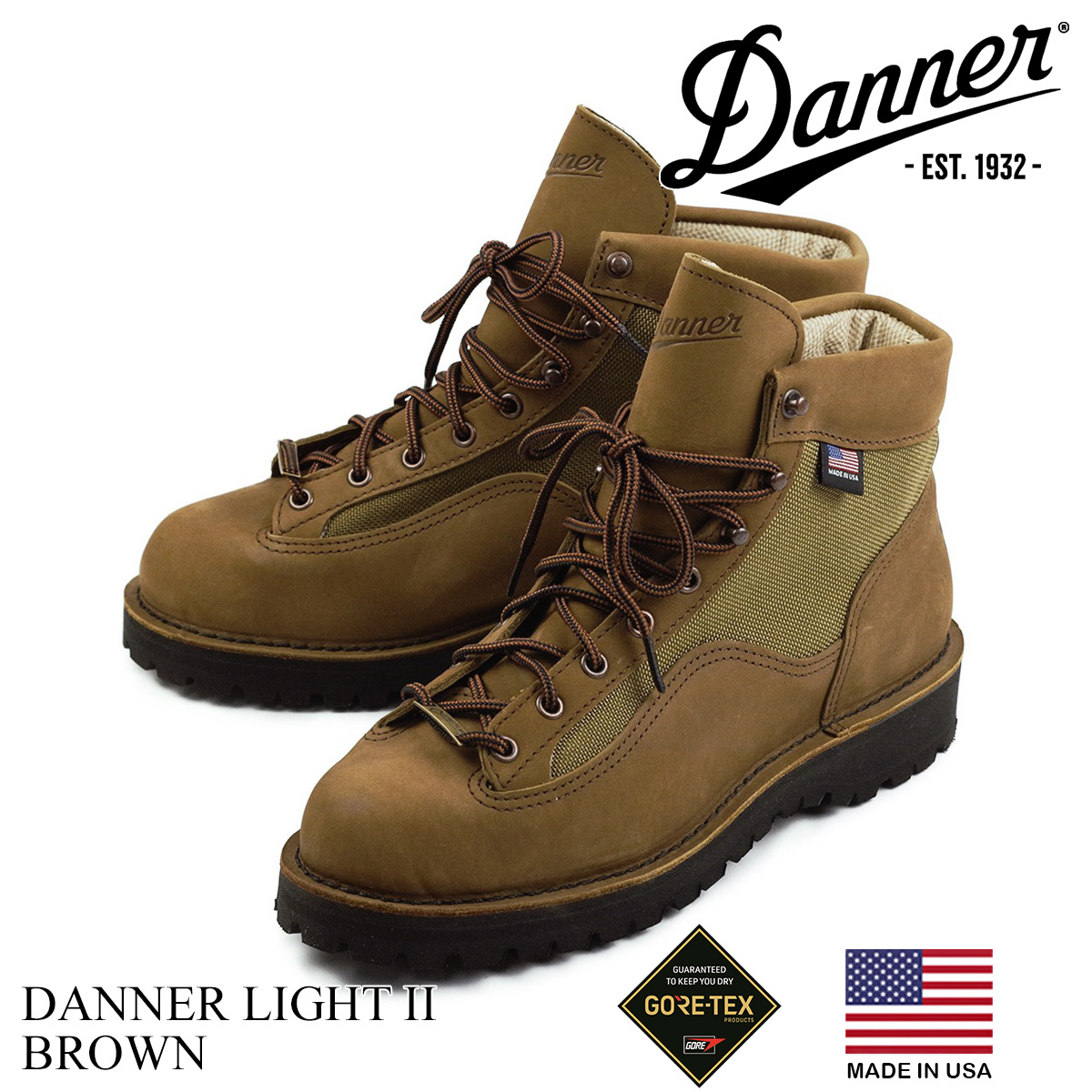 ダナー DANNER ダナーライト2 ブーツ 登山靴 DANNER LIGHT II アメリカ製 MADE IN USA ゴアテックス 33000 33020｜jalana｜02