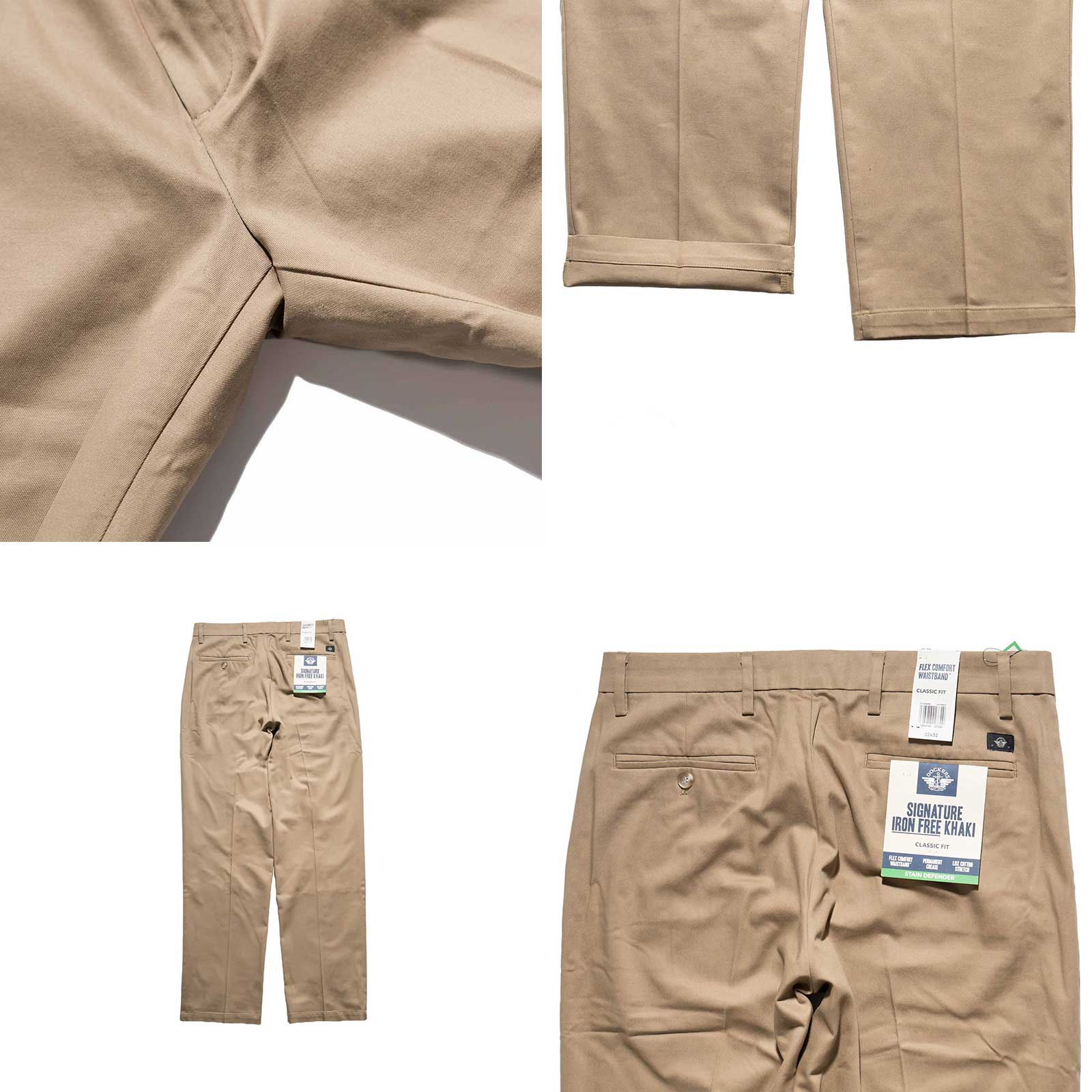 たきしーど36出品 DOCKERS ドッカーズ シグネチャーアイロンフリーカーキ