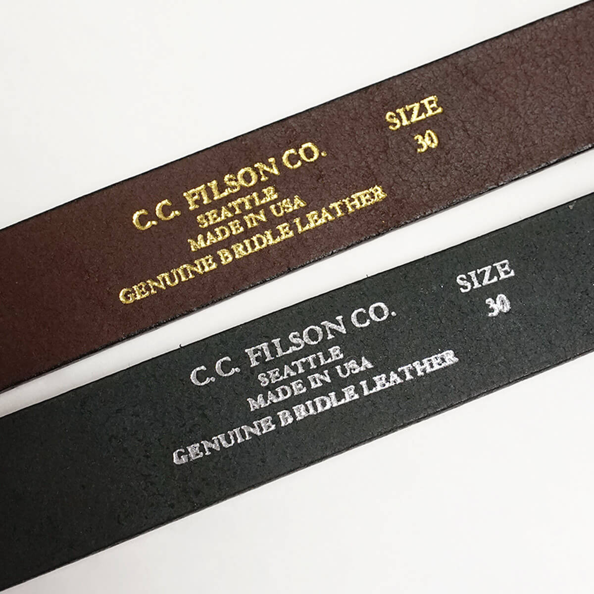 フィルソン FILSON 1 1/4インチ レザーベルト ｜ メンズ 本革 ベルト アメリカ製 米国製 MADE IN USA LEATHER  BELT ブライドルレザー ねじれに強い ローラーバ