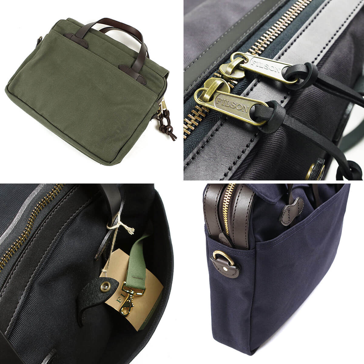 フィルソン FILSON オリジナル ブリーフケース ｜ 定番 メンズ アメリカ製 自社工場生産 ORIGINAL BRIEFCASE ビジネスバッグ  鞄 かばん レザーハンドル 仕事 通