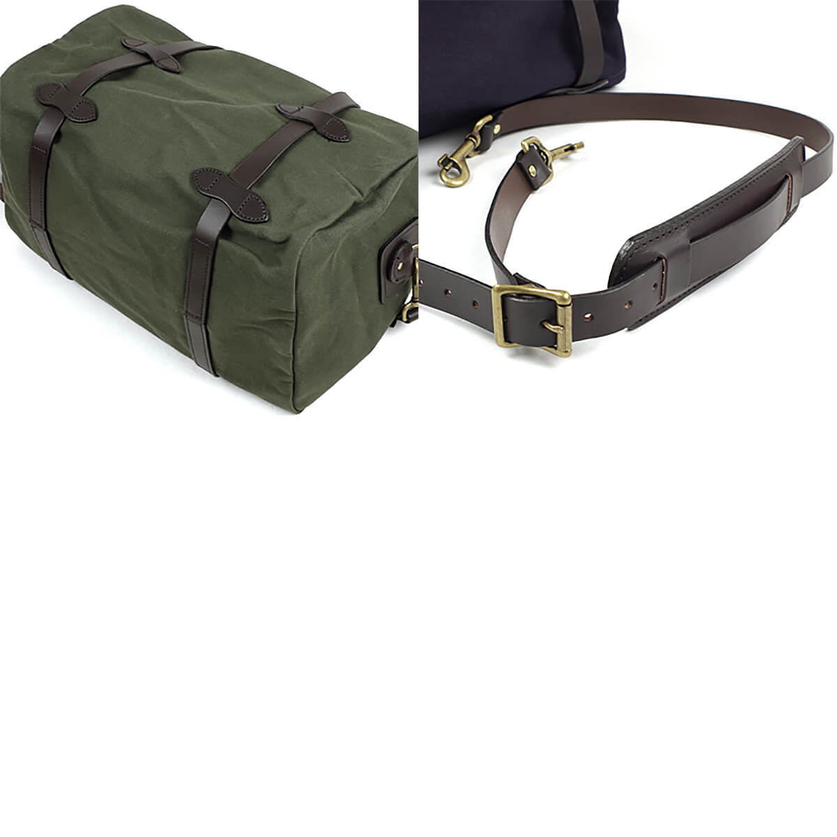 フィルソン FILSON スモール キャンバス ダッフルバッグ ｜ メンズ ボストンバッグ アメリカ製 米国自社工場生産 SMALL DUFFLE  ヘビーオンスキャンバス レザー