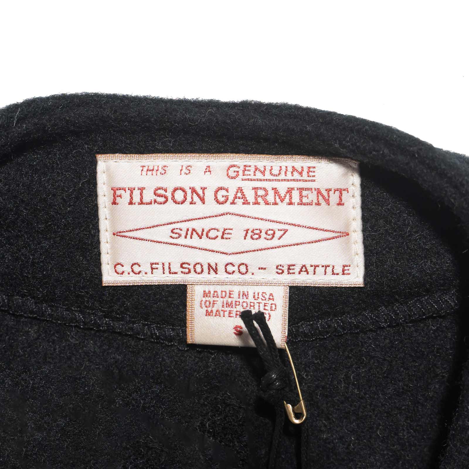 FILSON フィルソン マッキーノ ウール ベスト ソリッドカラー