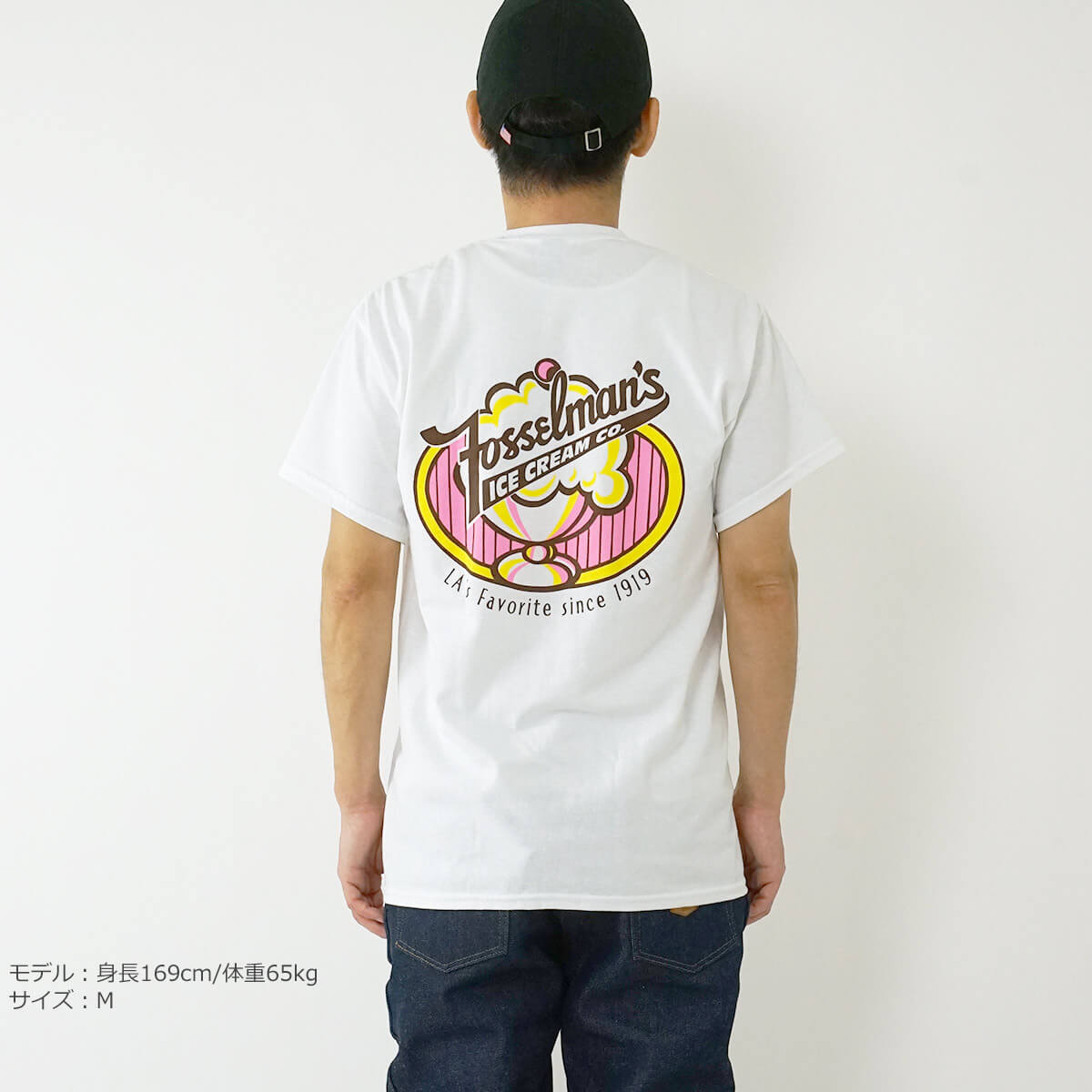 フォッセルマンズアイスクリーム プリントTシャツ メンズ レディース