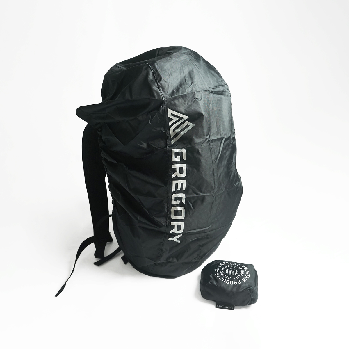 GREGORY グレゴリー レインカバー 30L オブシディアンブラック
