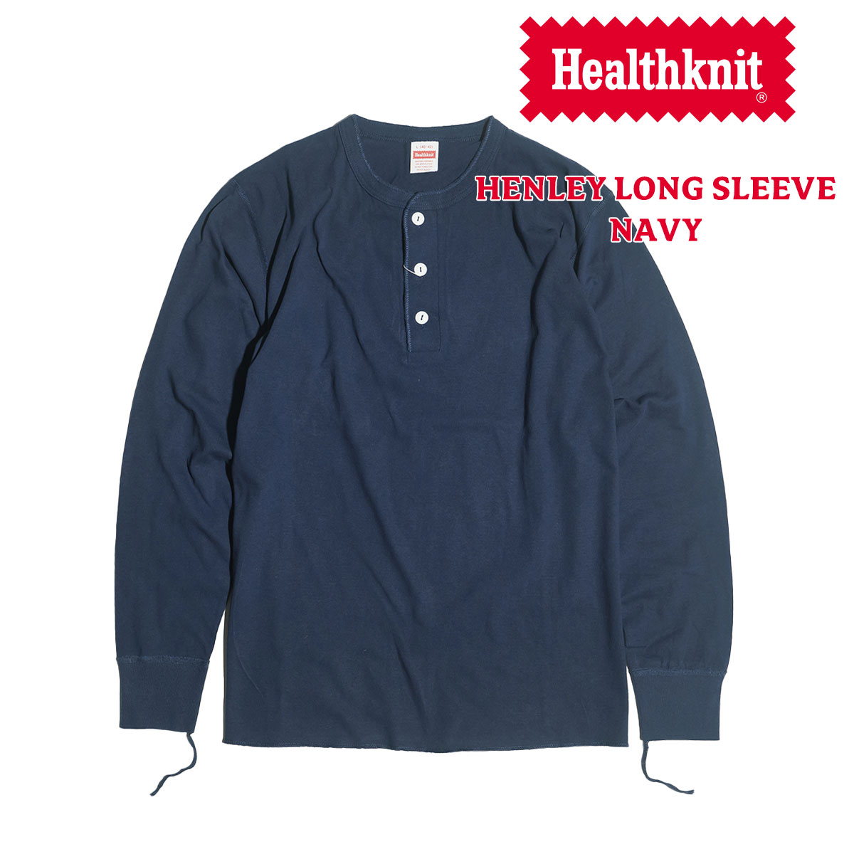 ヘルスニット Healthknit 906L ヘンリーネック 長袖Tシャツ ｜ メンズ M-XL｜jalana｜05