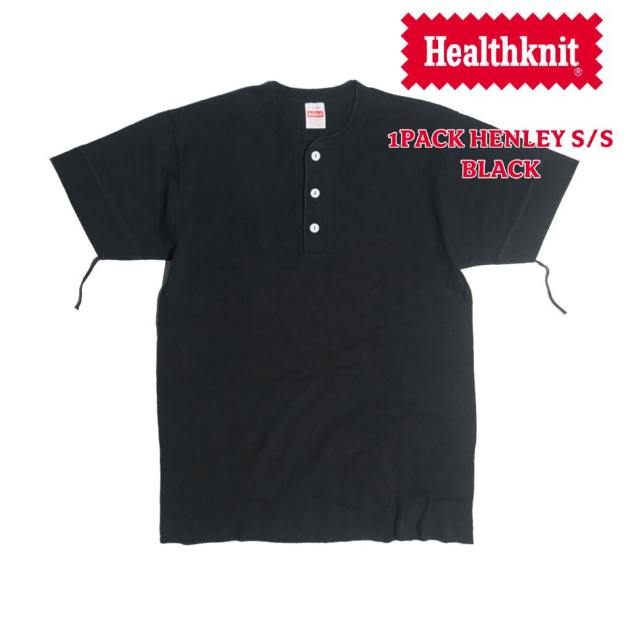 ヘルスニット Healthknit P-906S ヘンリーネック 半袖Tシャツ パッケージ入り ｜ メンズ M-XL パックT｜jalana｜06