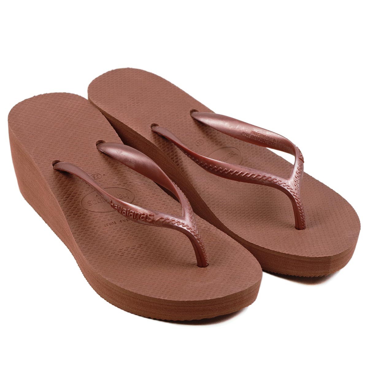 havaianas high fashion bronze