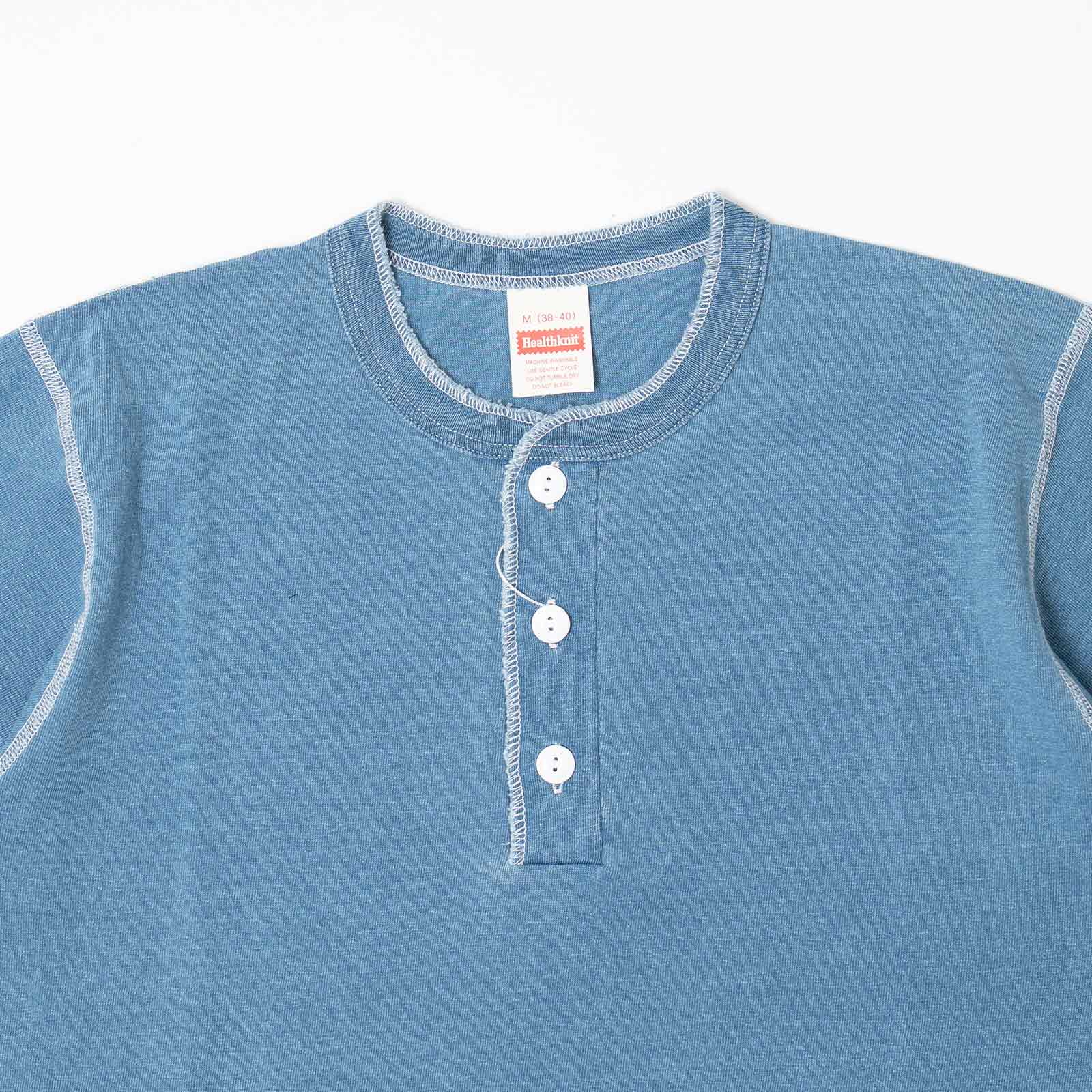 Healthknit（ヘルスニット） Healthknit 10070 インディゴ ヘンリー