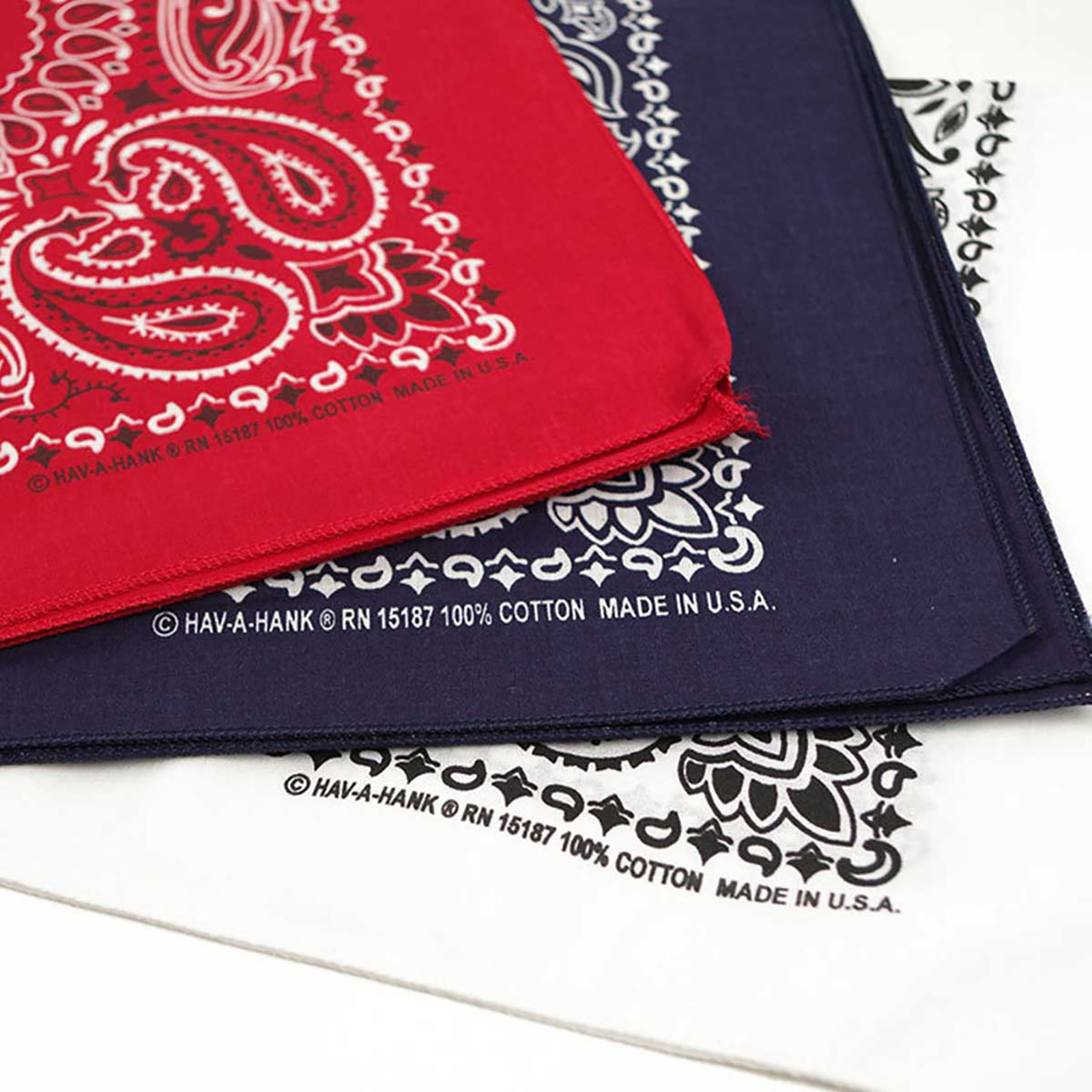 ハバハンク HAV-A-HANK バンダナ アメリカ製 トラディショナル ペイズリー メンズ レディース ユニセックス 男女兼用 MADE IN USA 綿100％ コットン ｜ ハブア | HAV-A-HANK | 08