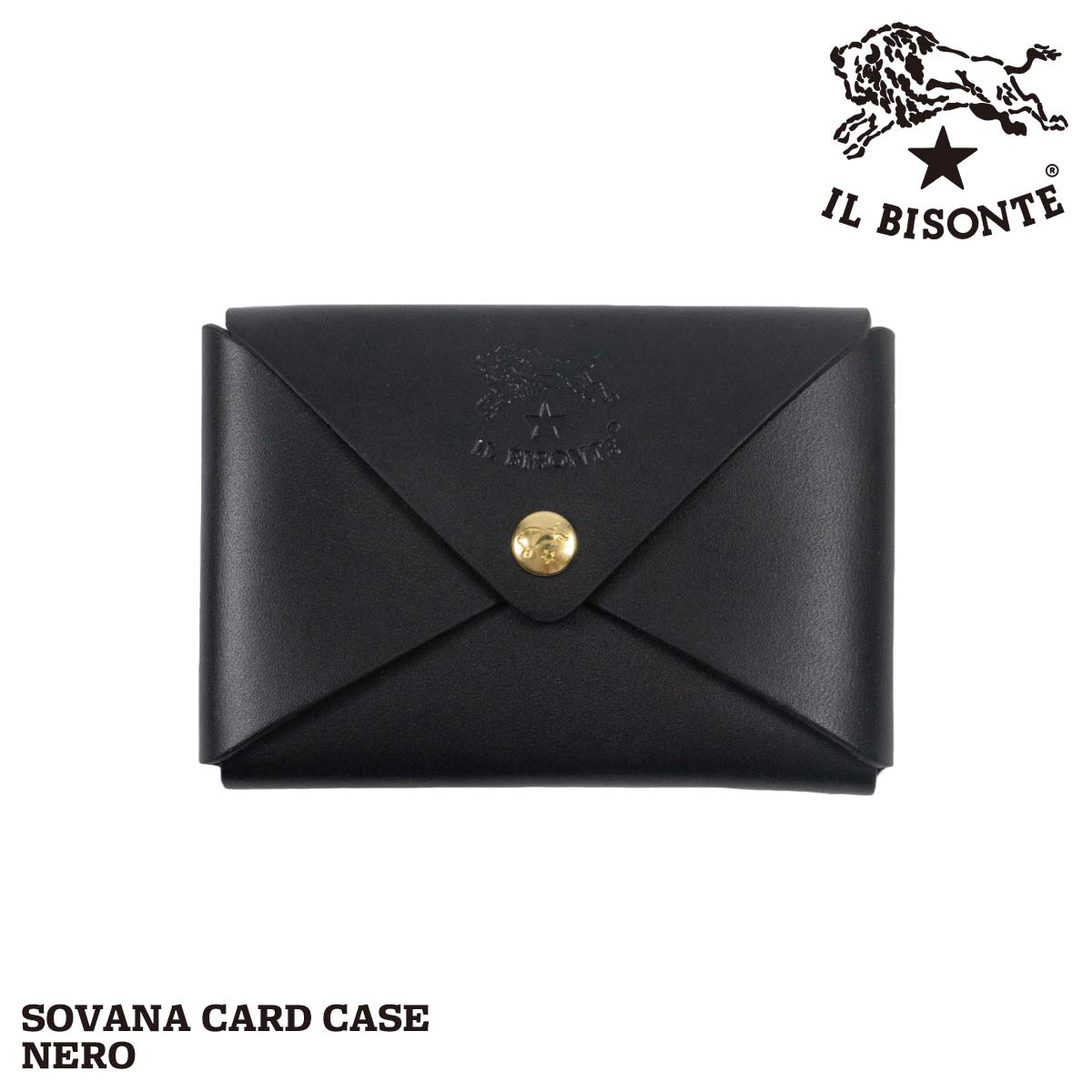 イルビゾンテ IL BISONTE カードケース ソバナ ユニセックス SCC031 SOVANA 名刺入れ レザー 革 イタリア製