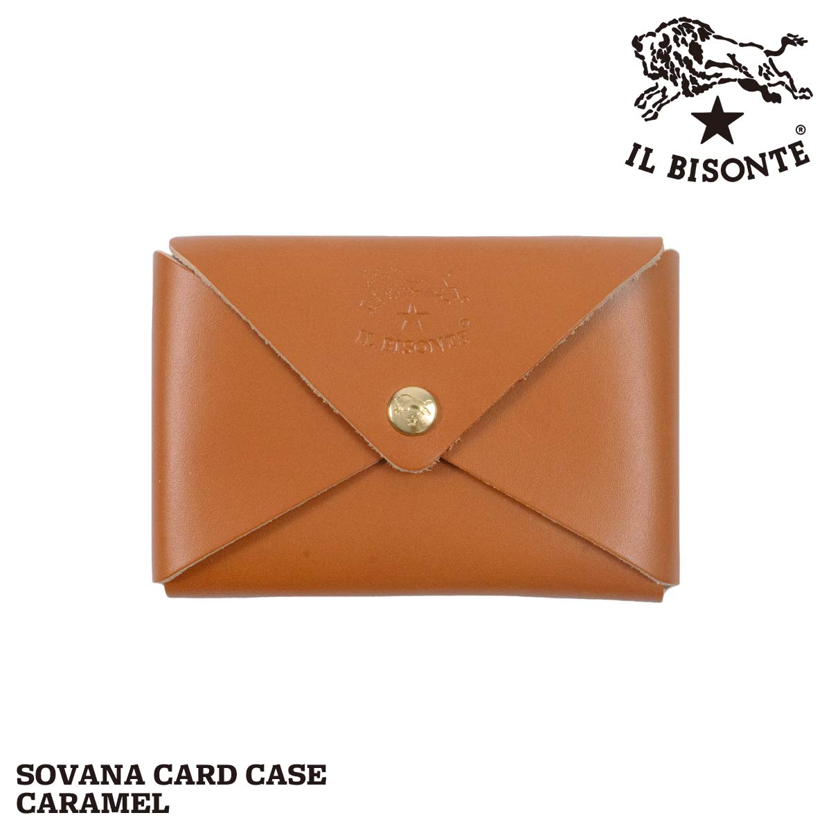 イルビゾンテ IL BISONTE カードケース ソバナ ユニセックス SCC031 SOVANA 名刺入れ レザー 革 イタリア製