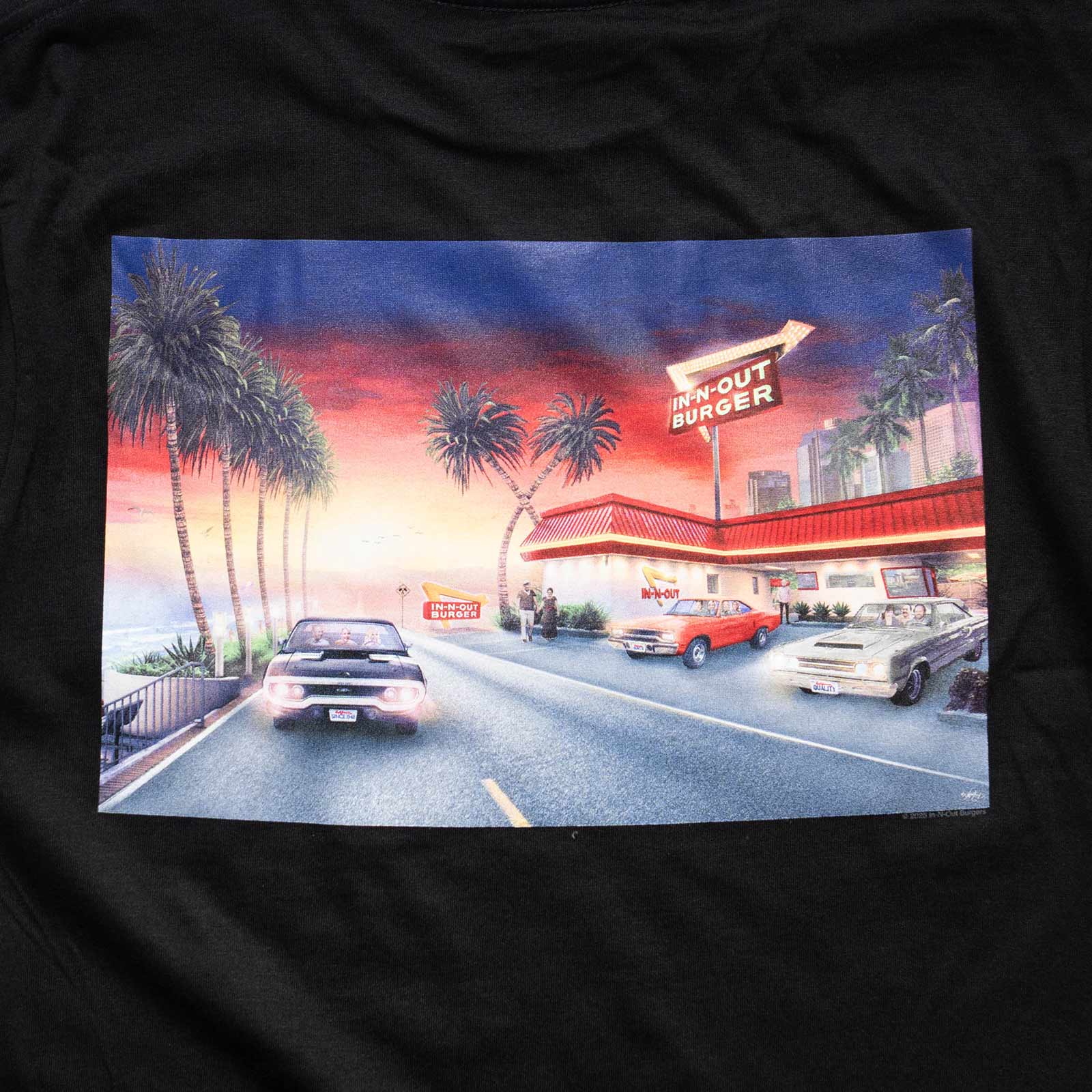 In-N-Out Burger インアンドアウトバーガー 半袖 Tシャツ 2025 ビーチ
