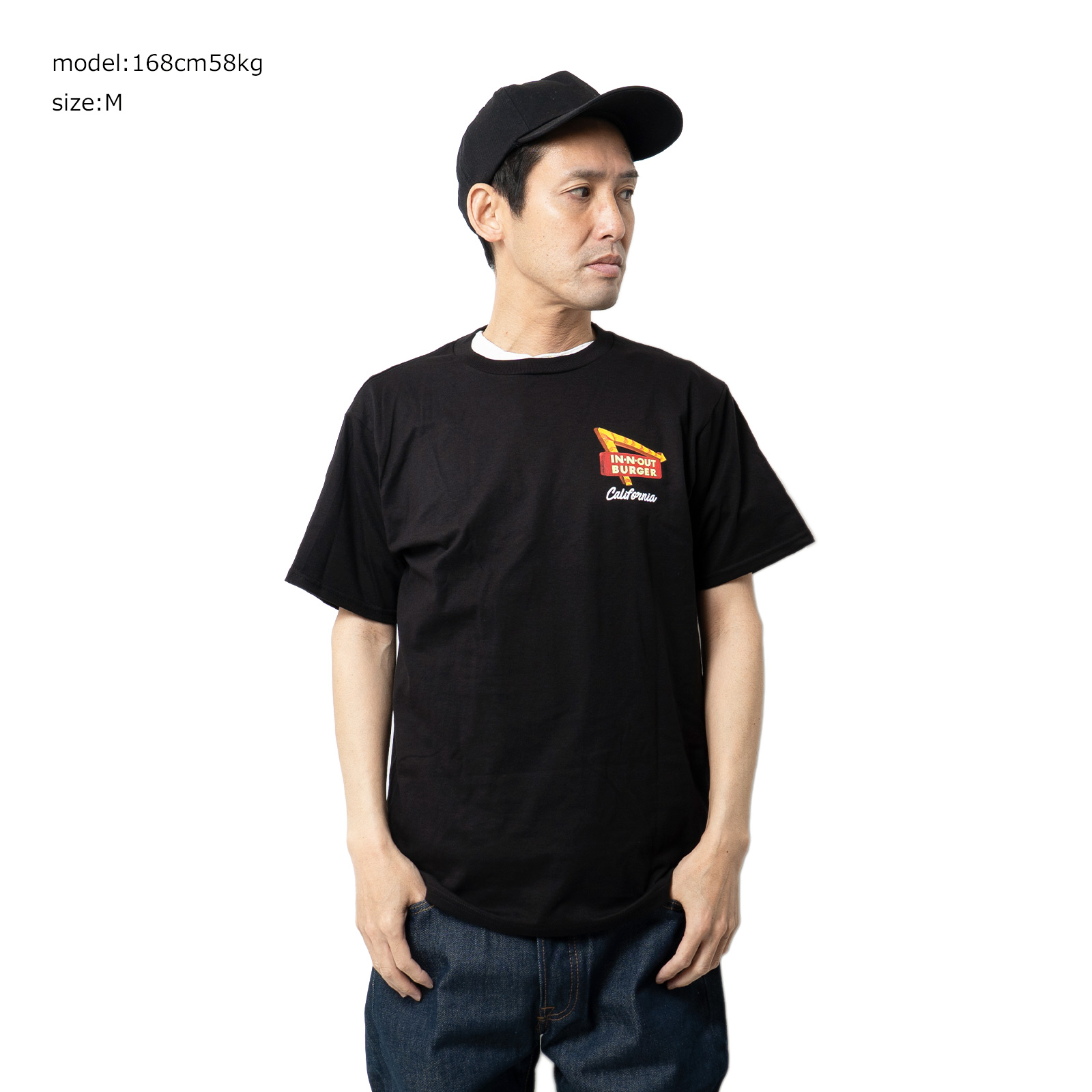 インアンドアウトバーガー 半袖 Tシャツ 2026 テン ステイツ ｜ メンズ