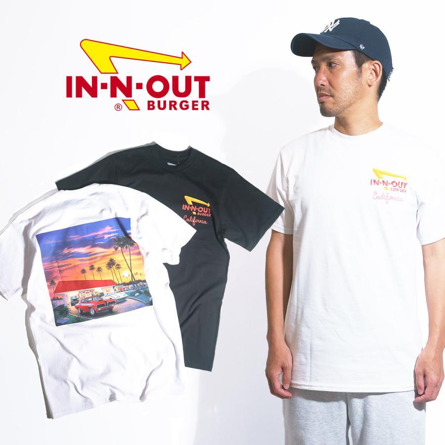 インアンドアウトバーガー 半袖 Tシャツ 2022 インアンドアウトゴールデンアワー メンズ S-XXL In-N-Out Burger ご当地Tシャツ 海外買い付け｜jalana